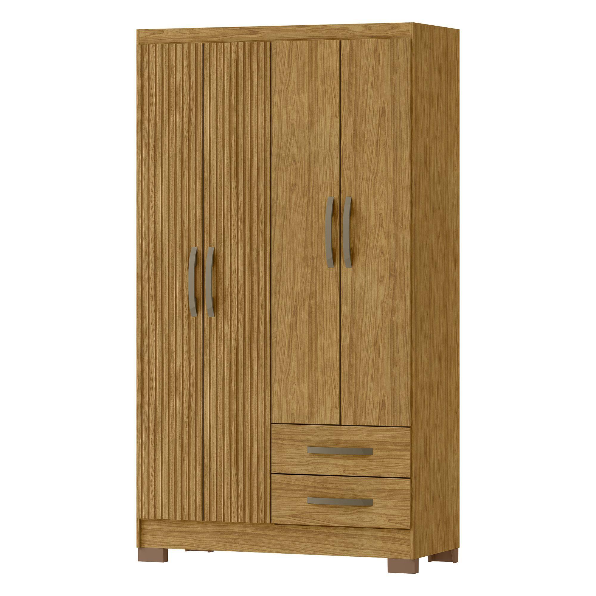 Closet 4 puertas Classic Marrocos/marroco ripado 188 x 104,8 x 46,5-5
