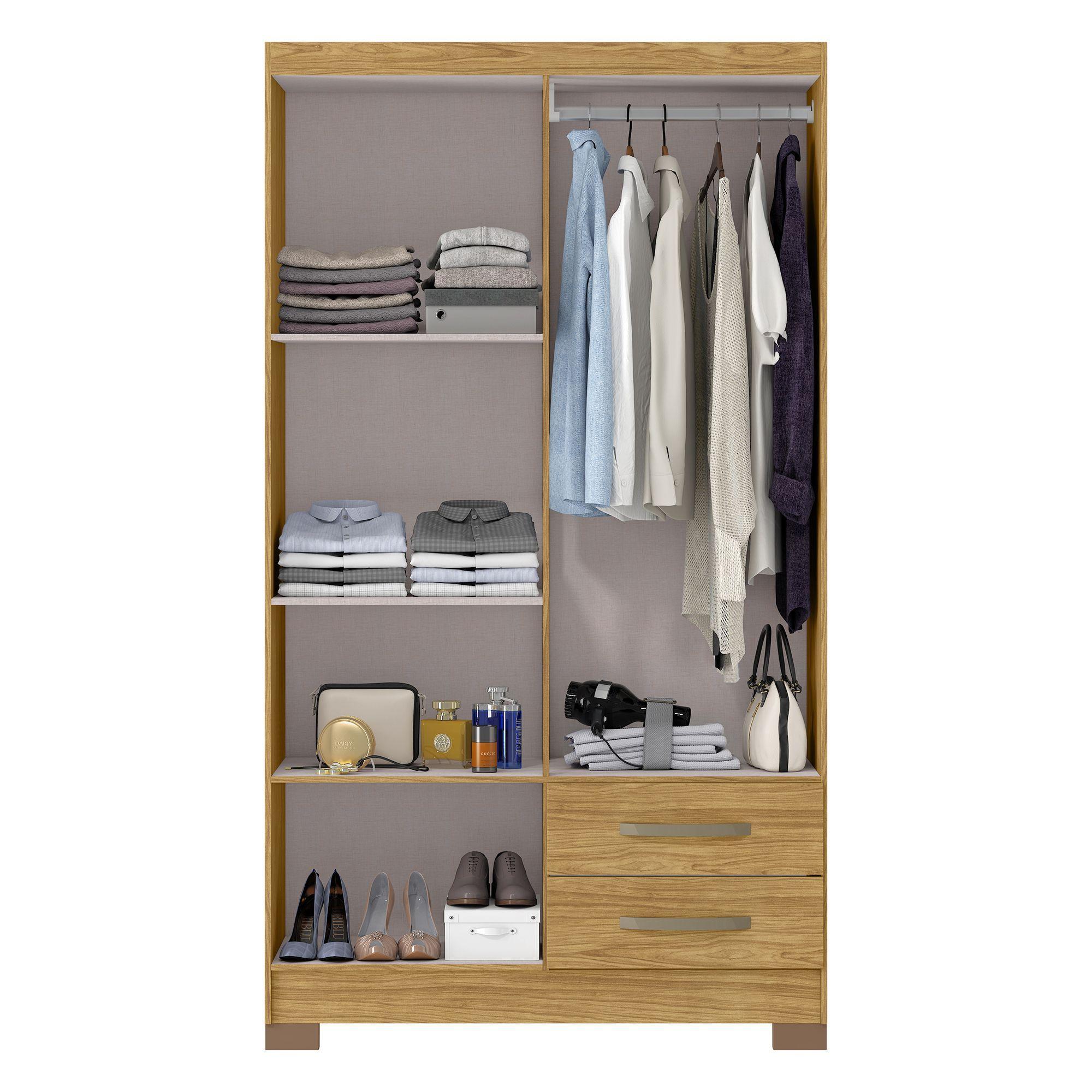 Closet 4 puertas Classic Marrocos/marroco ripado 188 x 104,8 x 46,5-6