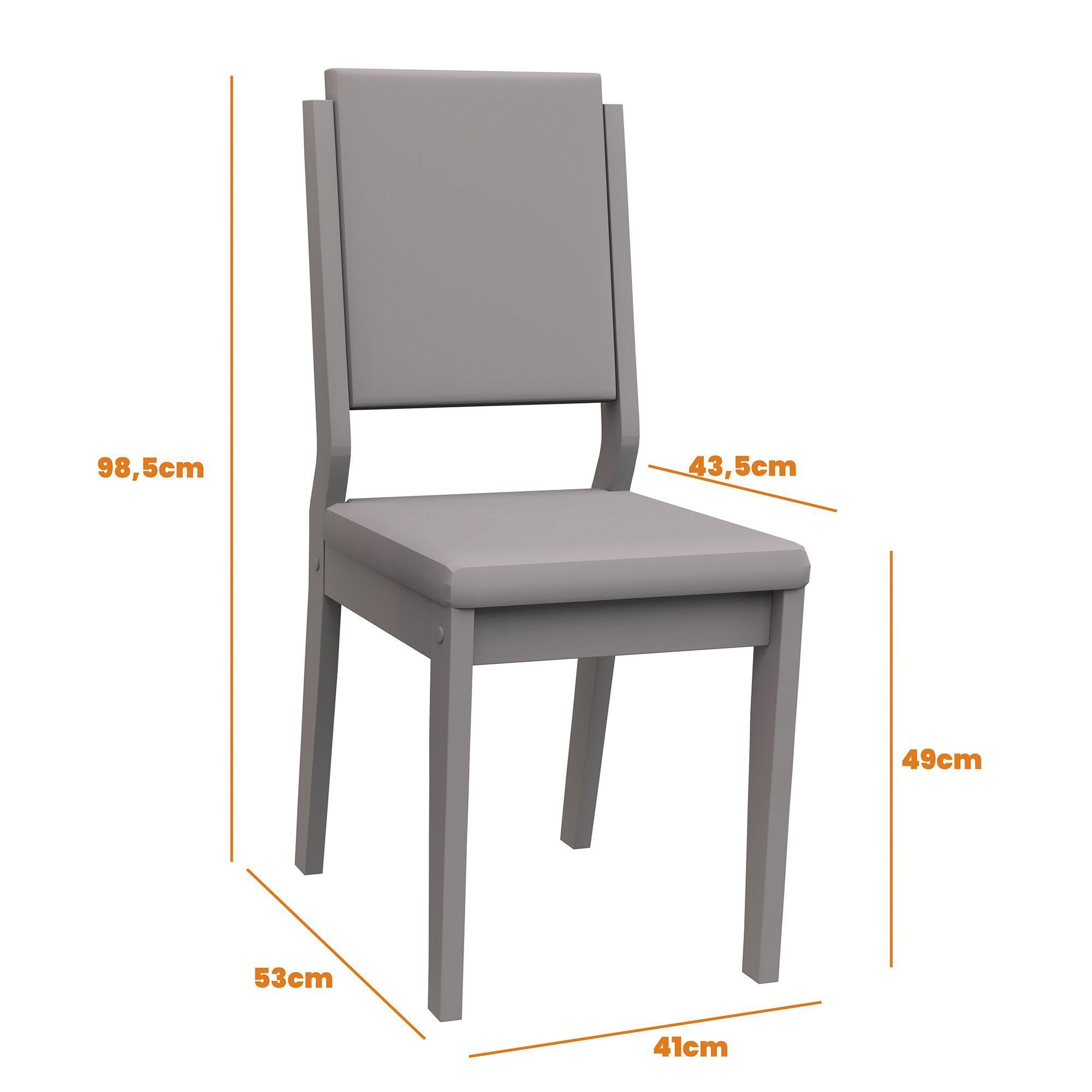 Juego de Comedor Arezzo 160x90 cm 6 Sillas Beige-5