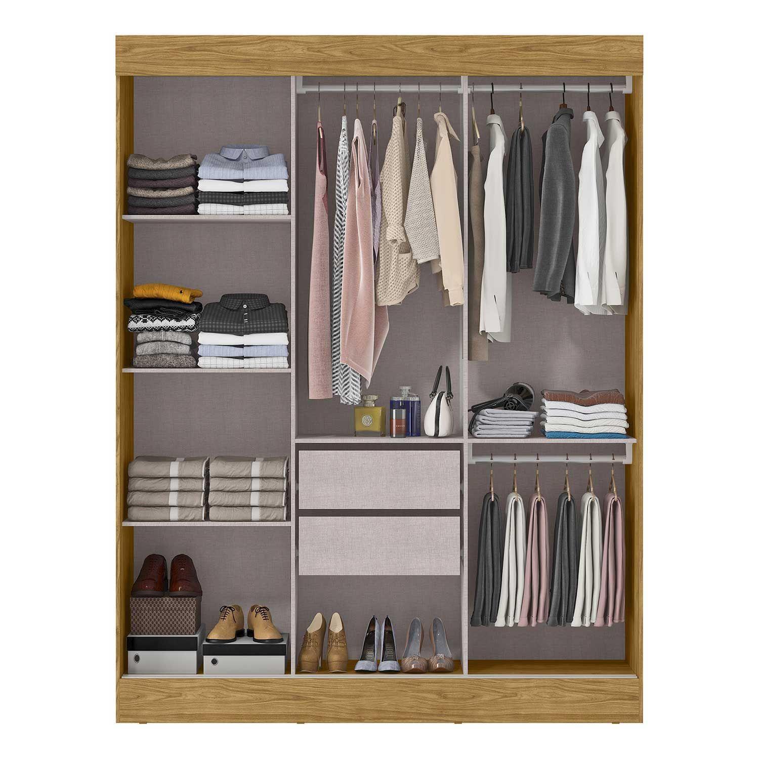 Closet 3 puertas corredera Nova 205x45,5x 157  -2