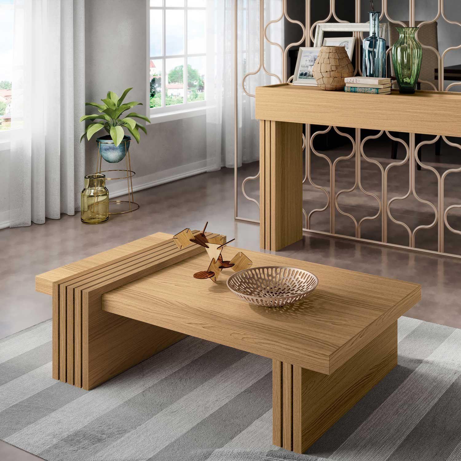 Mesa de centro Praga Freijo 107x60x33 cm-2