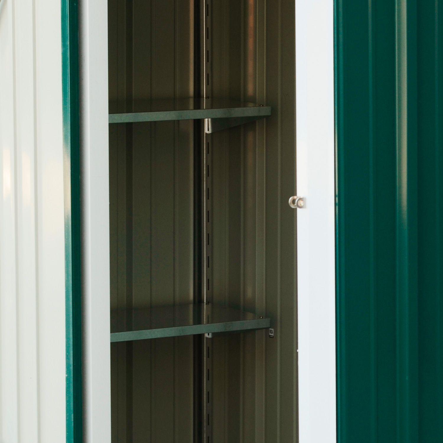 Bodega Jardín Con Repisas 162x92x180 Boxshed Verde-3