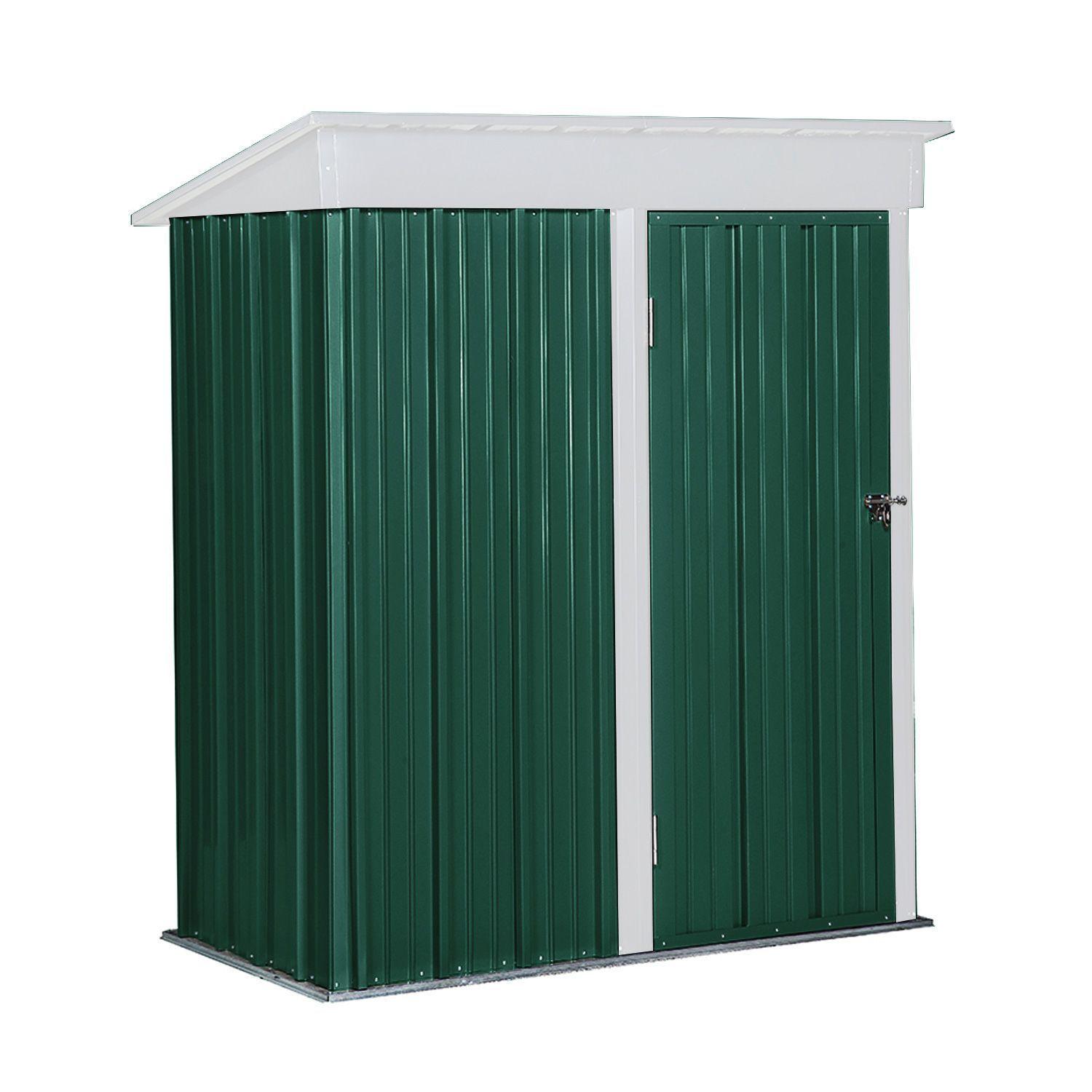 Bodega Jardín Con Repisas 162x92x180 Boxshed Verde-0