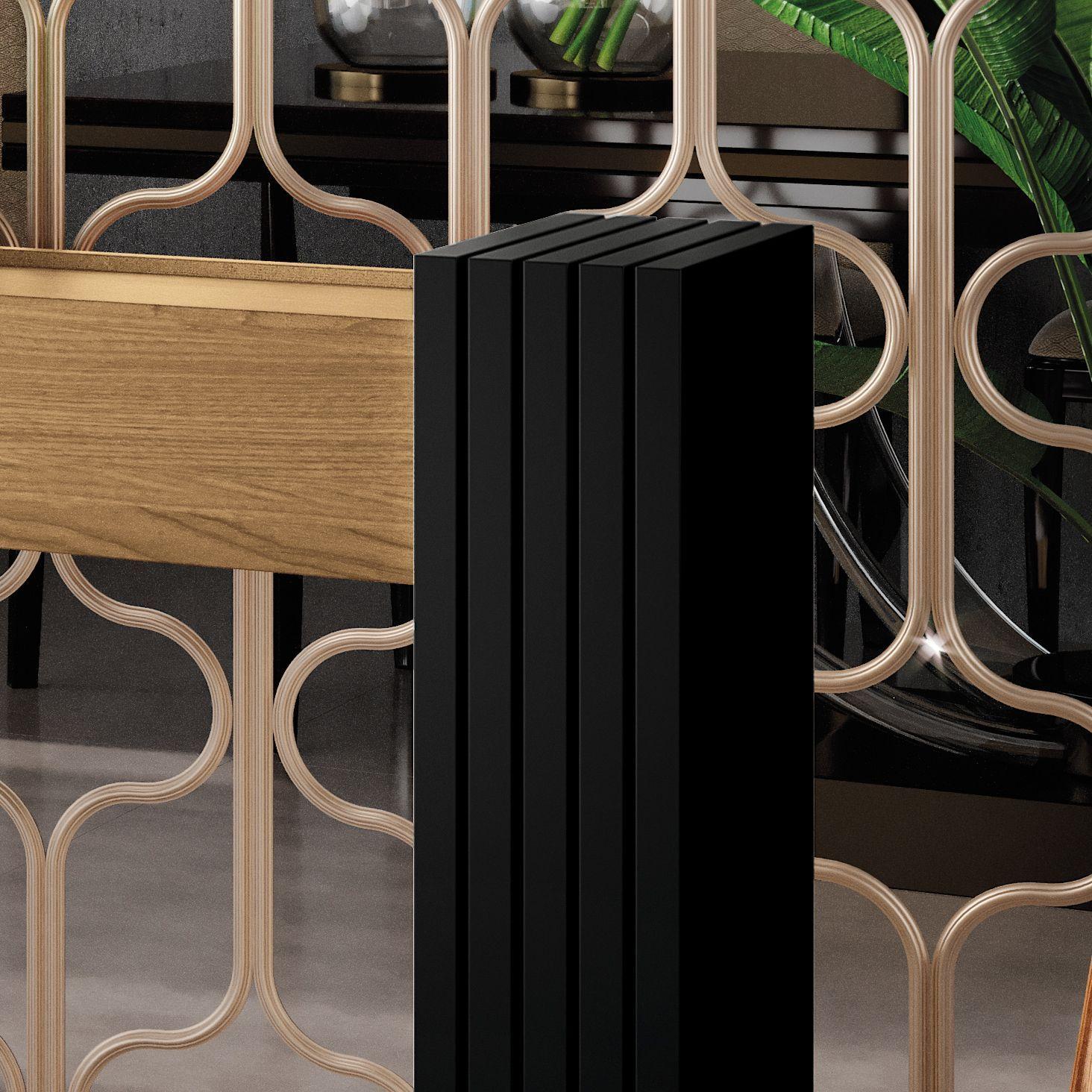 Arrimo Trento Freijo-Pretto 129x80x30 cm-3