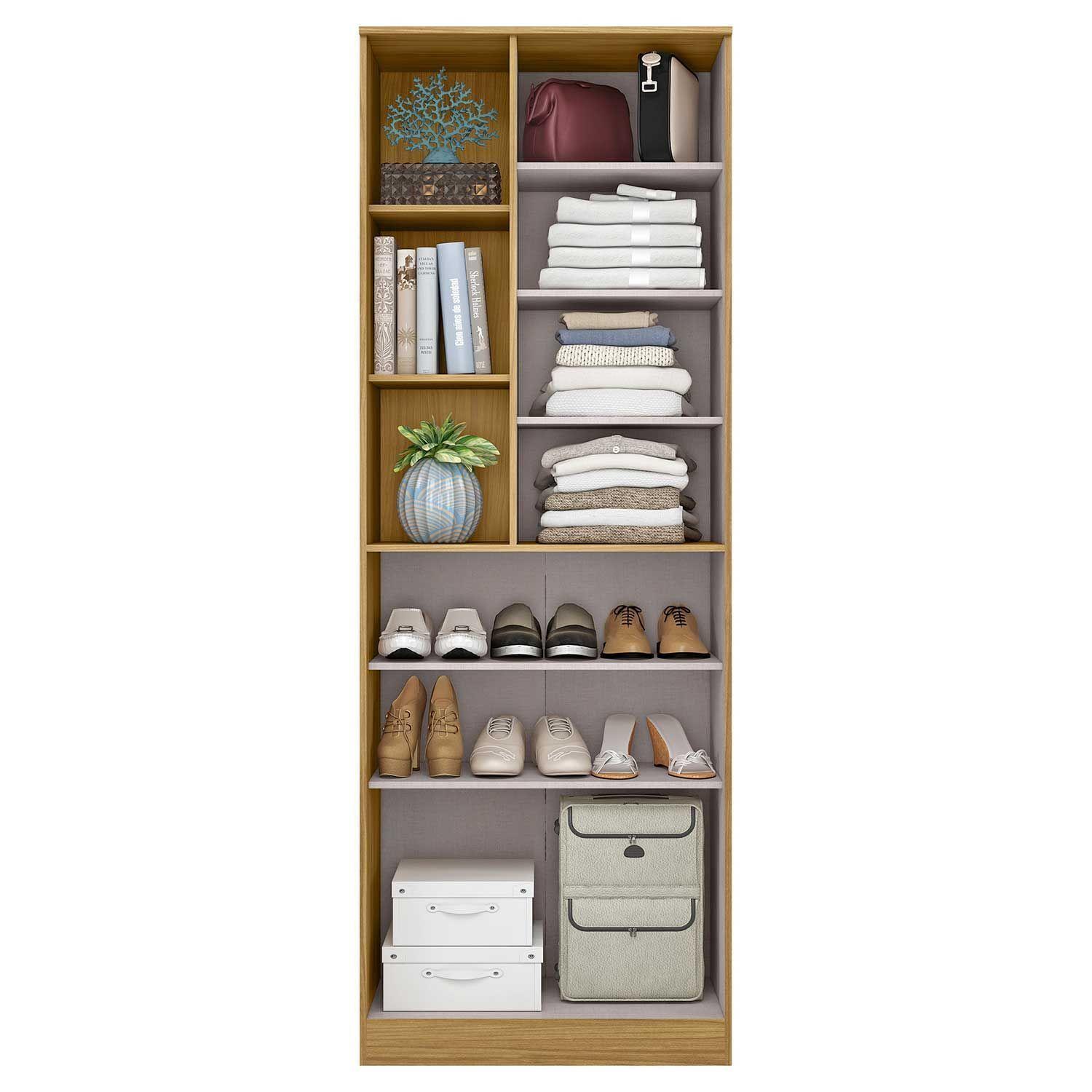 Closet multiuso con Zapatera concord Marrocos/ Off white 181,2x36,5x65 -3