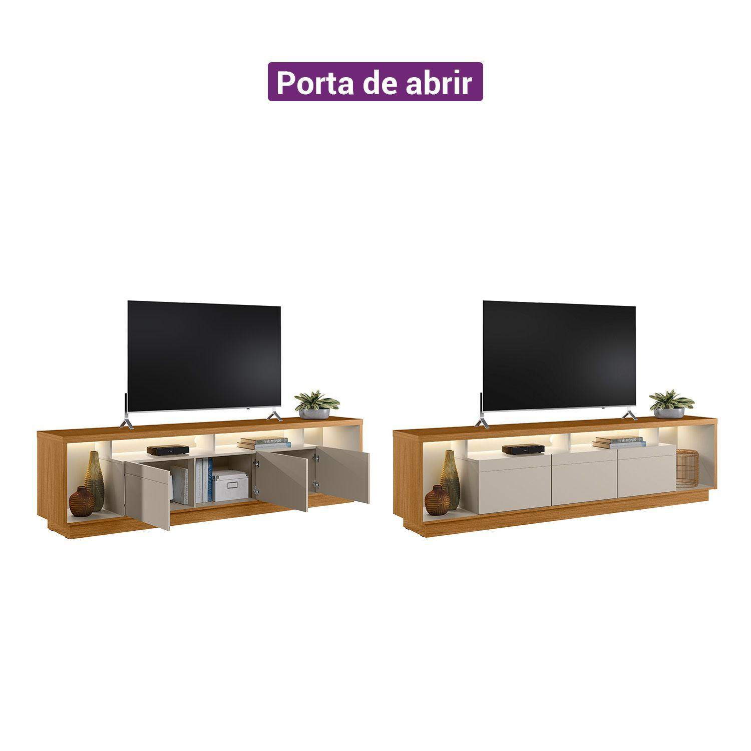 Rack Estoril Tv 75" 2.2 con Luz Led-4