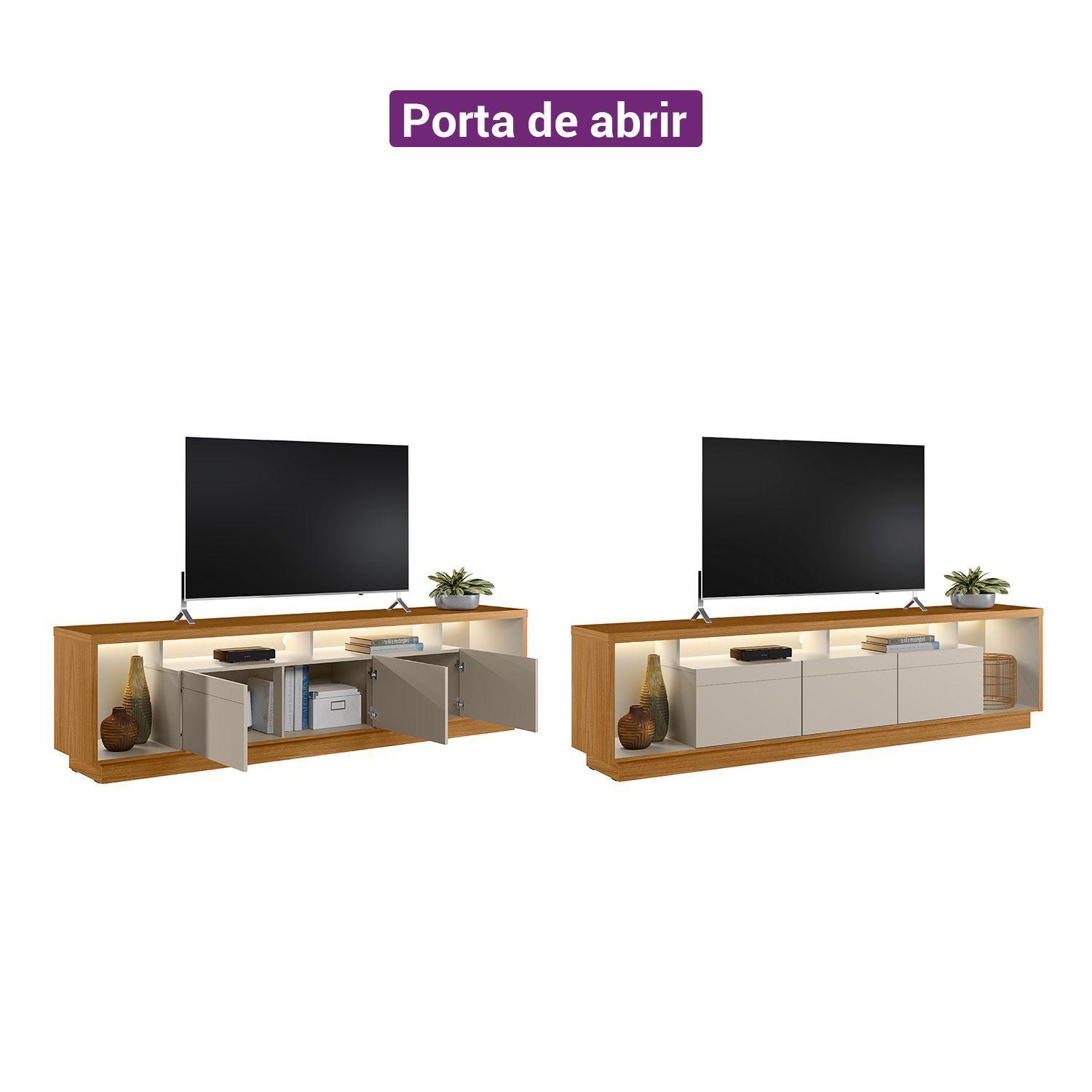 Rack Estoril Tv 75" 2.2 con Luz Led-6