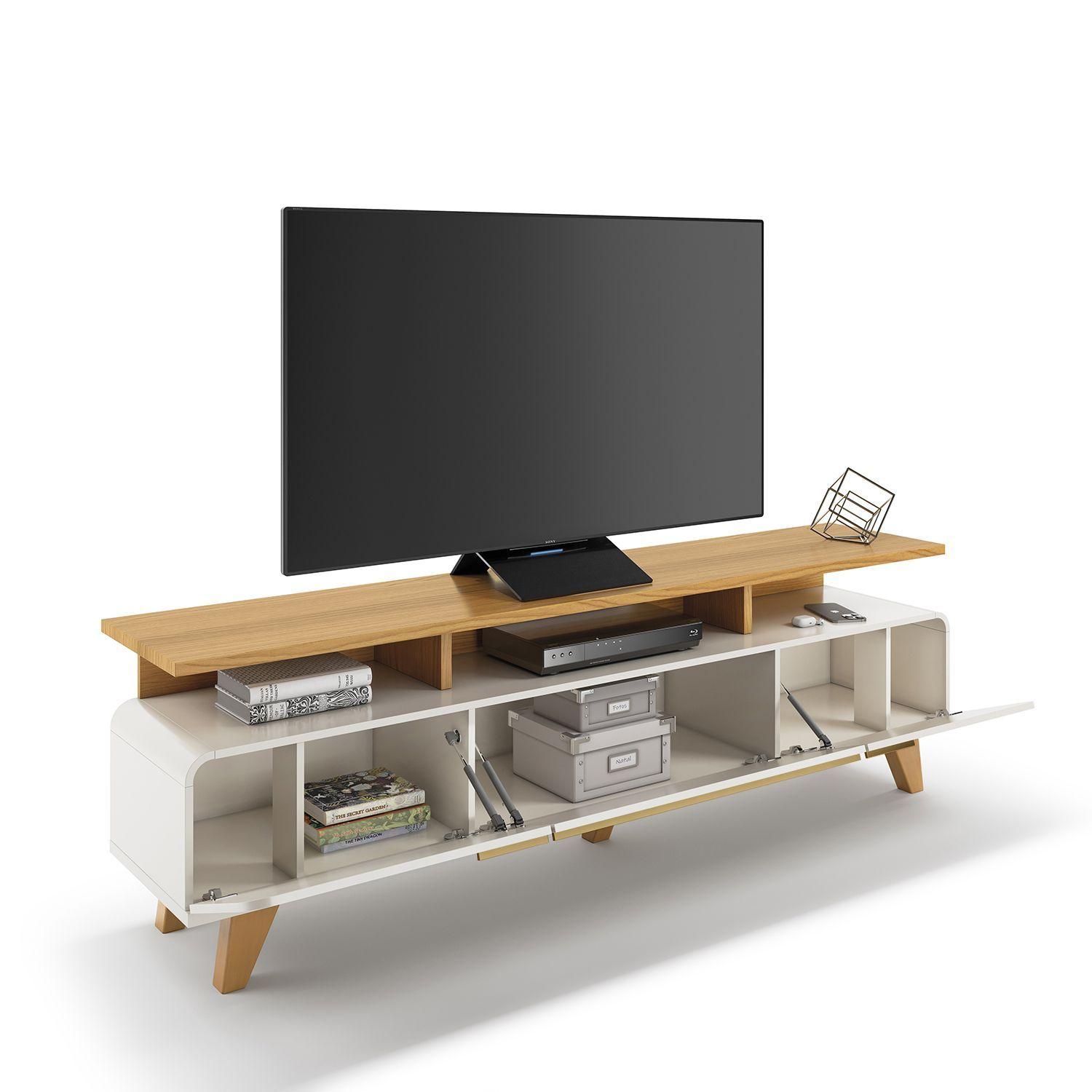 Rack Tv Siena 70" 200x61x38 cm-1