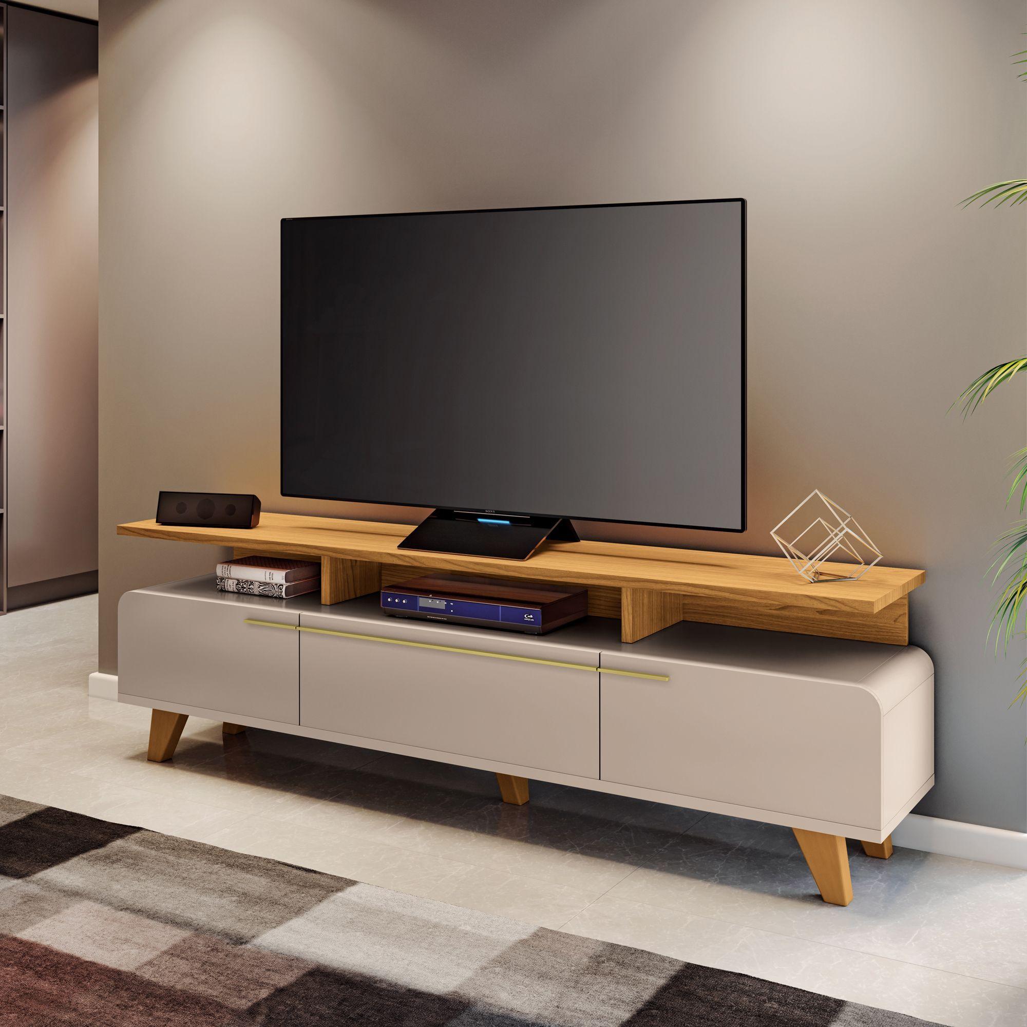 Rack Tv Siena 70" 200x61x38 cm-2