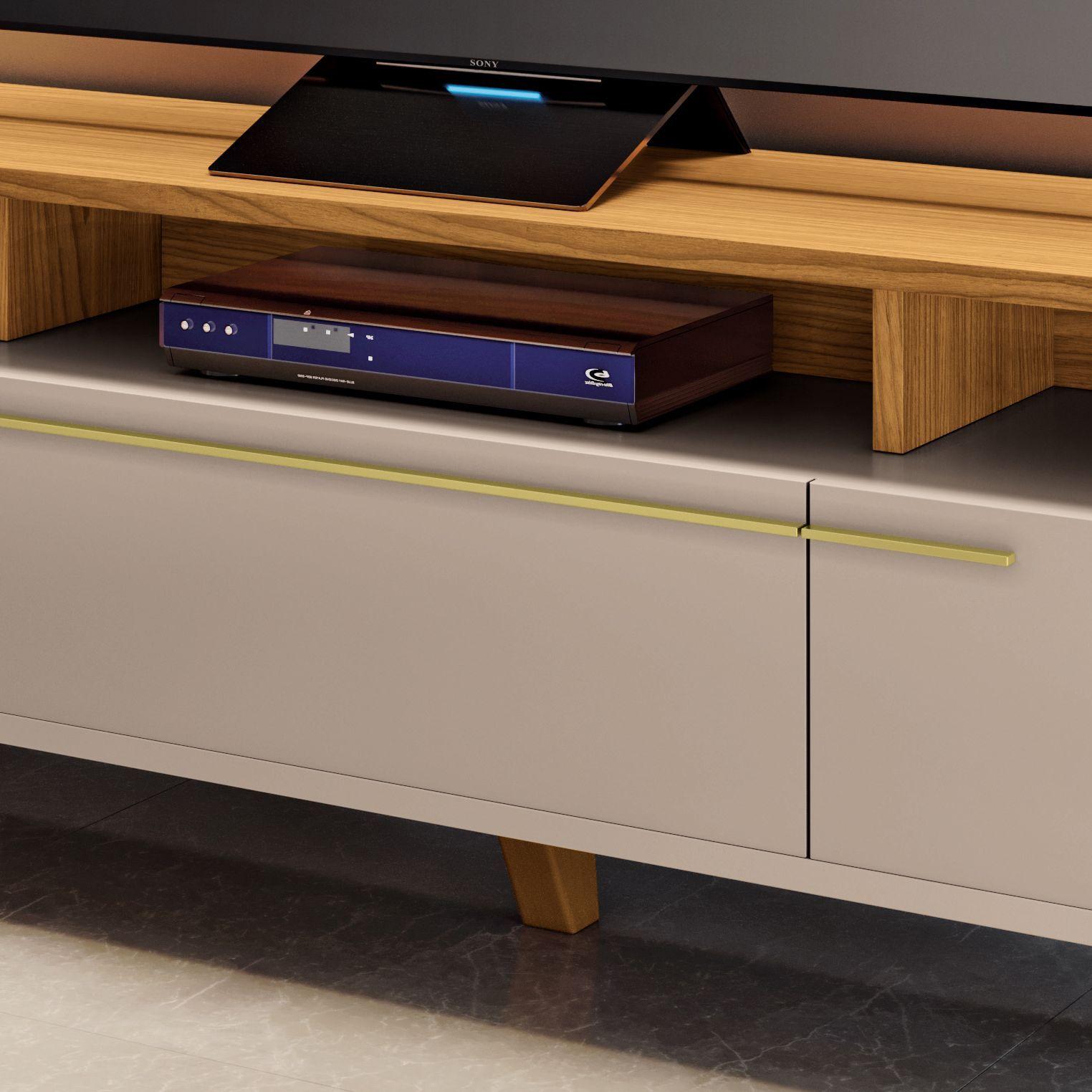 Rack Tv Siena 70" 200x61x38 cm-4