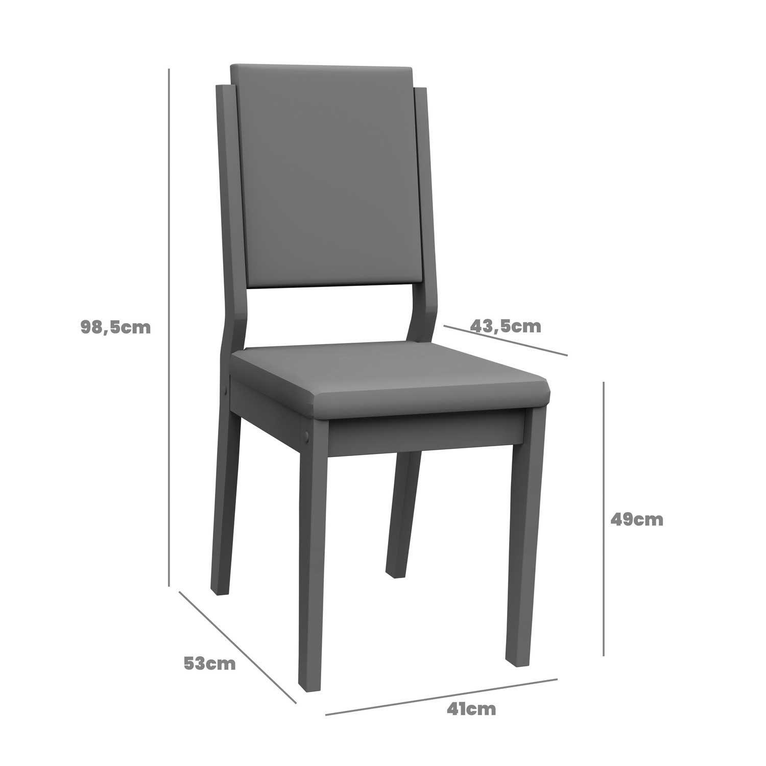 Juego de Comedor Ravello 4 Sillas Caf 100 x 100 x 80 cm-5