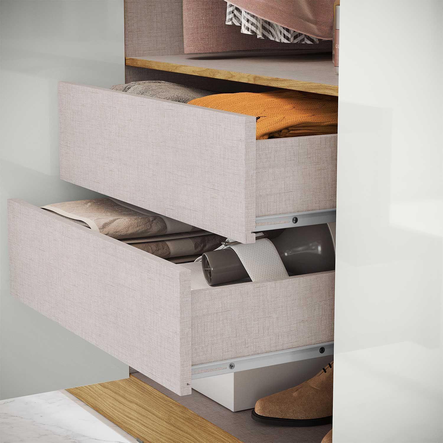 Closet 8 puertas Neo Marrocos/ Off white 200x46,5x236,8-4