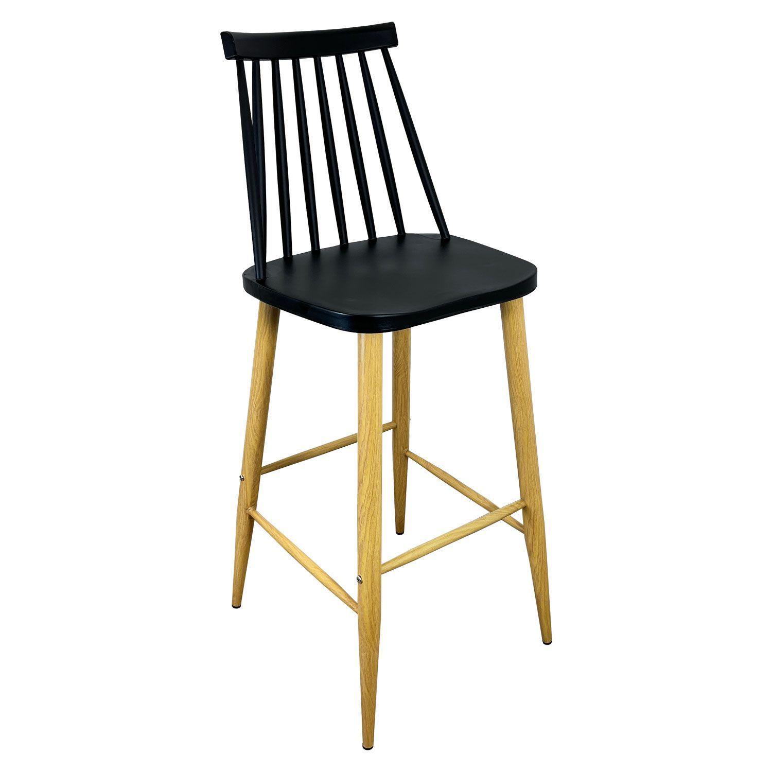 Pack 2 Taburetes bar Nórdico Windsor  106 x 51 x 45 cm / Alto asiento: 76 cm-3