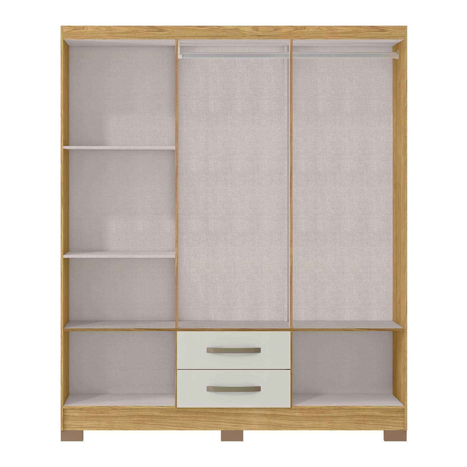 Closet 6 puertas Classic Marrocos/ Off white 188x46,5x156,6-3