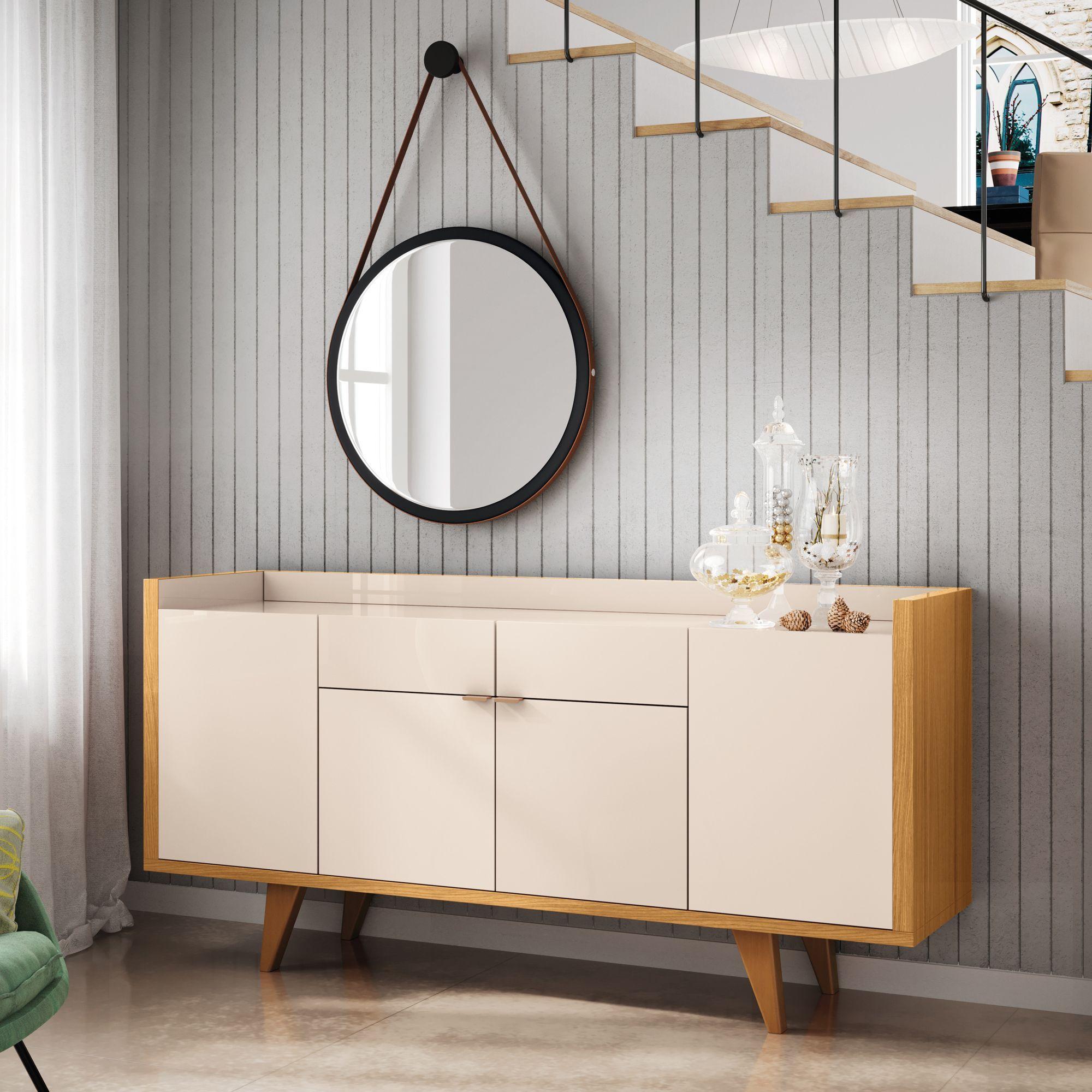 Buffet Sinfonía off White Cinamomo 160x79x40 cm-3