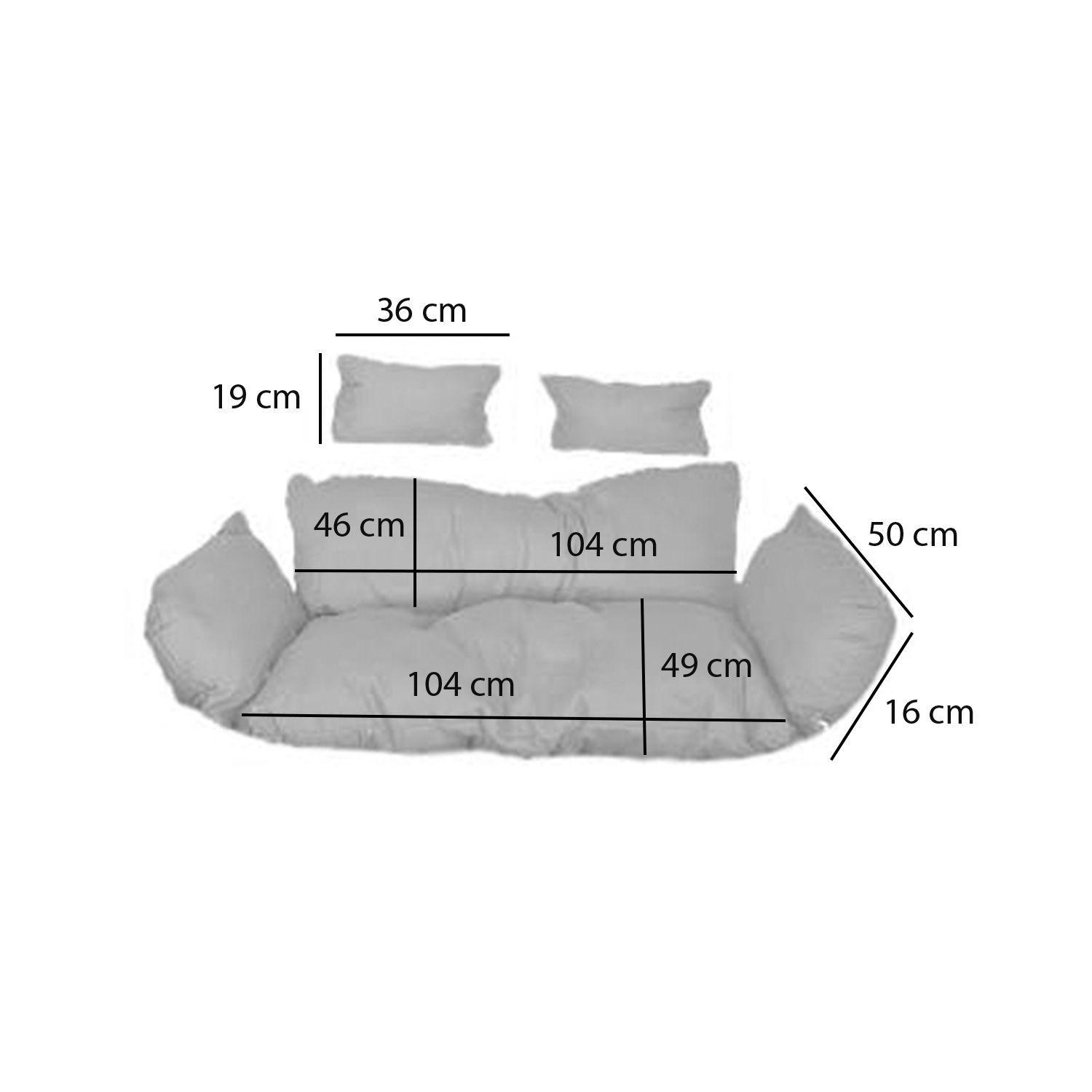 Cojin adicional XXL marfil-1