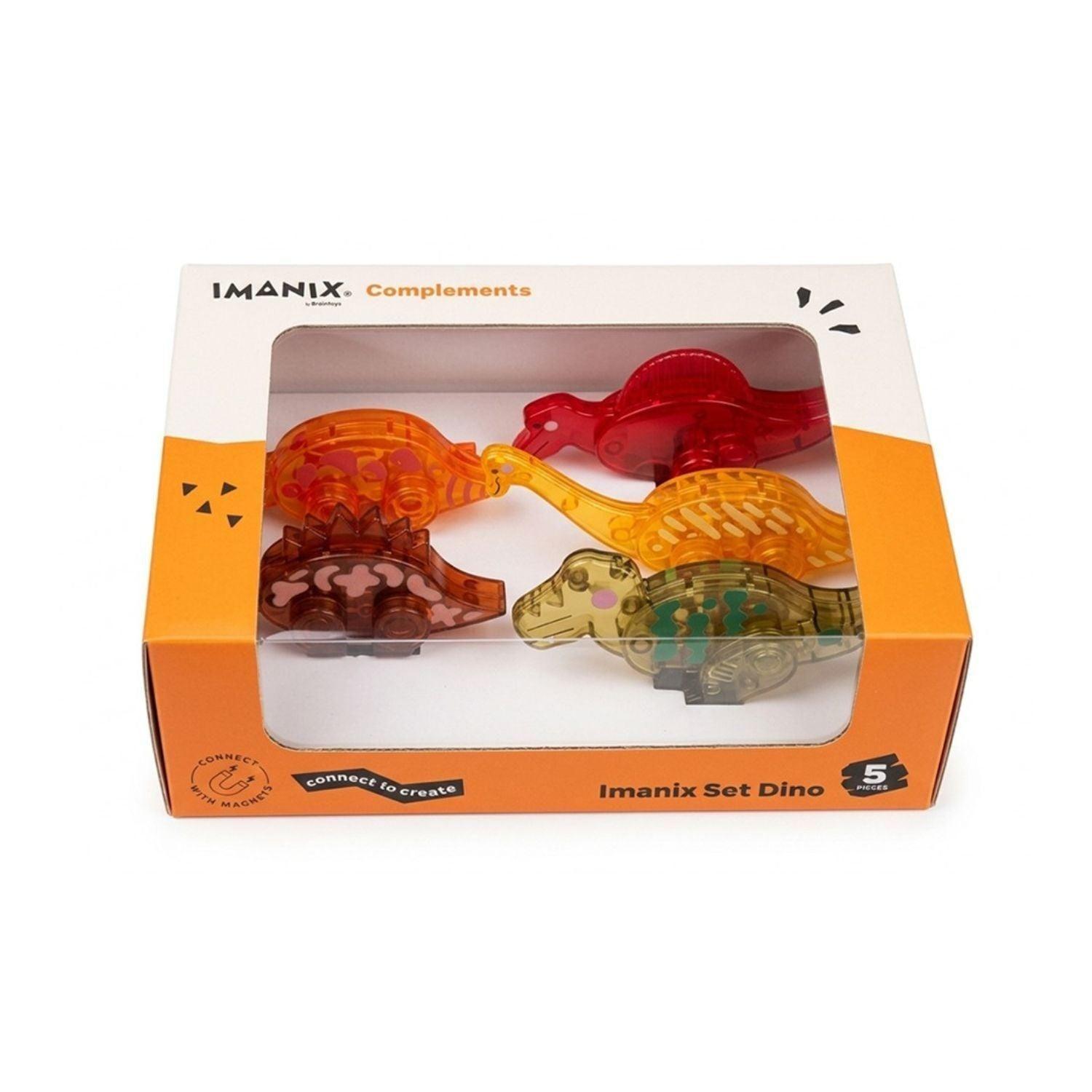 Imanix Figuras Magnéticas Dinosaurios - 5 Piezas-1