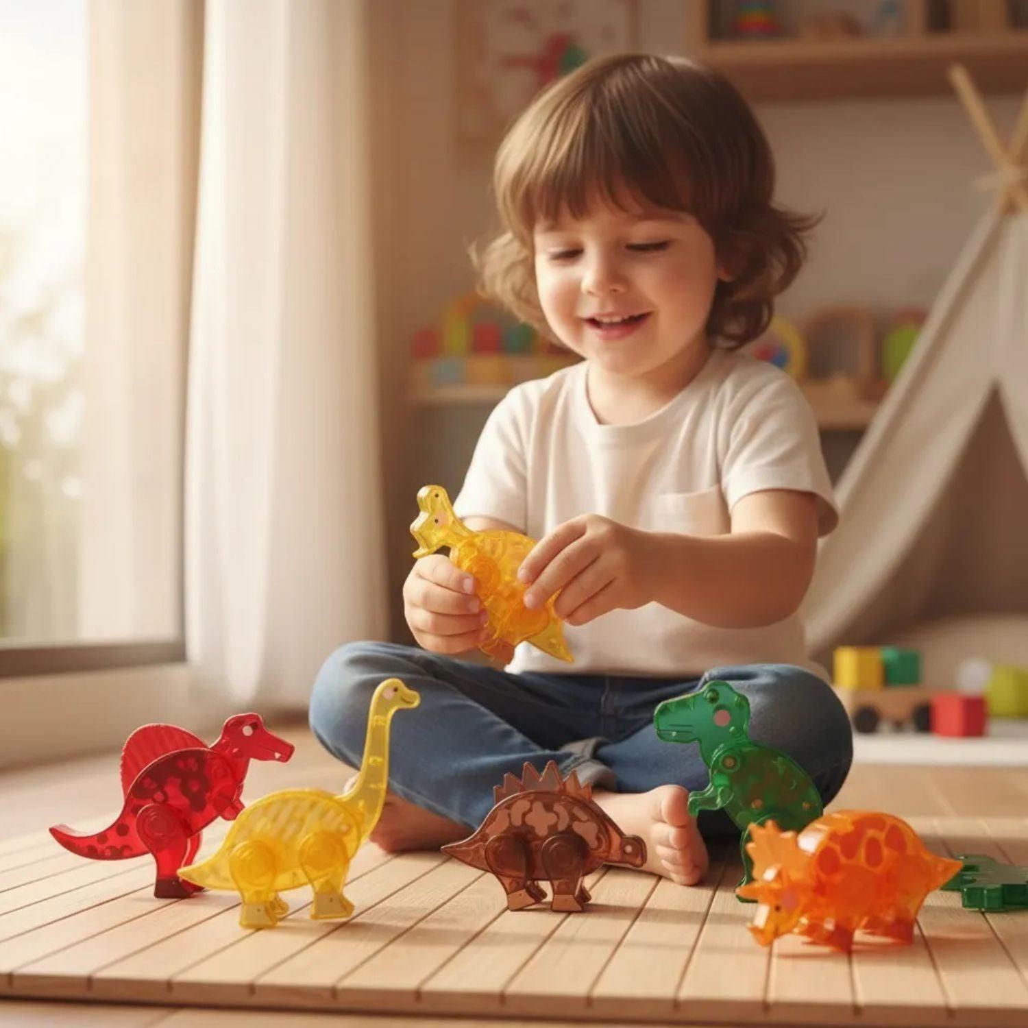 Imanix Figuras Magnéticas Dinosaurios - 5 Piezas-4