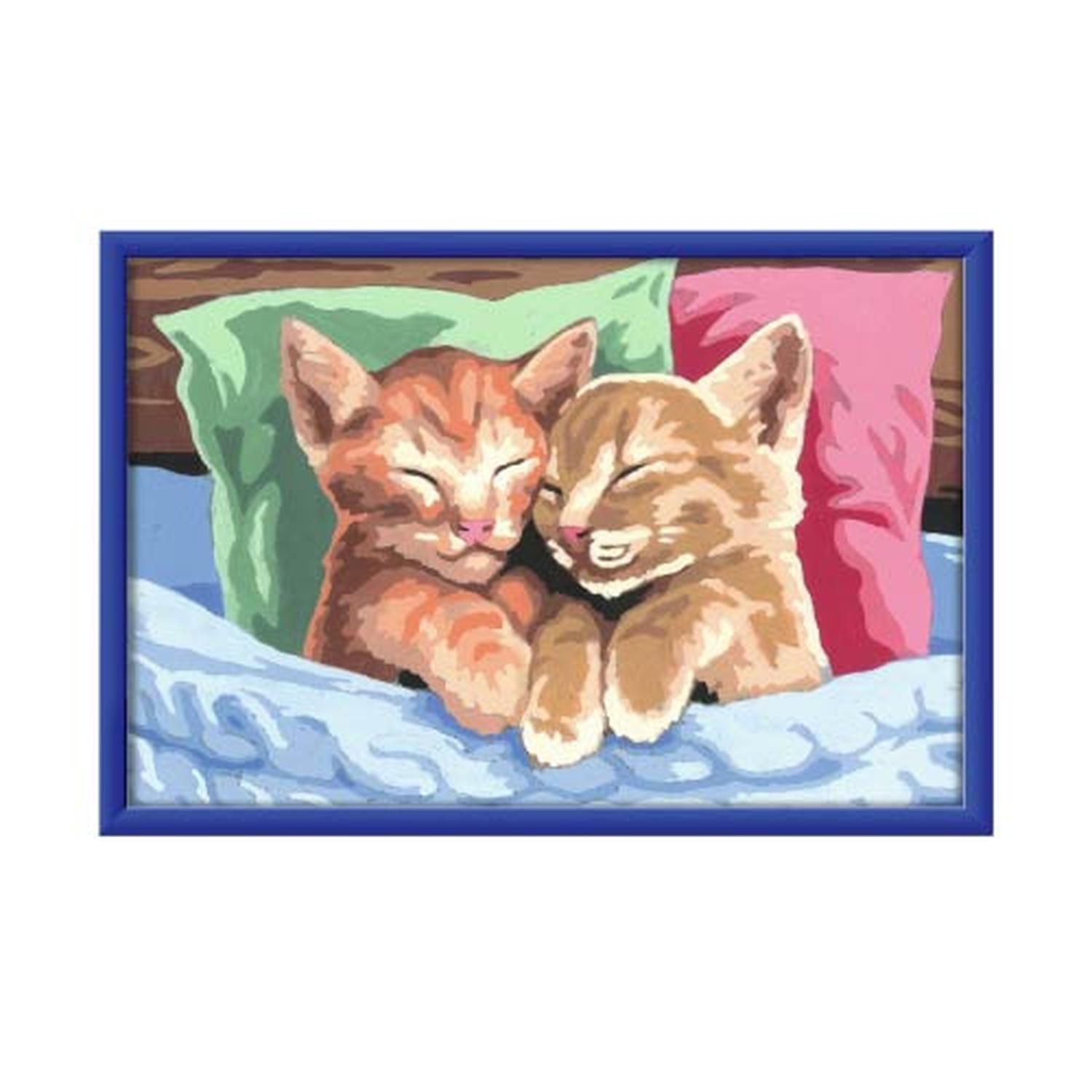 Pinta por números - Gatitos Tiernos-1