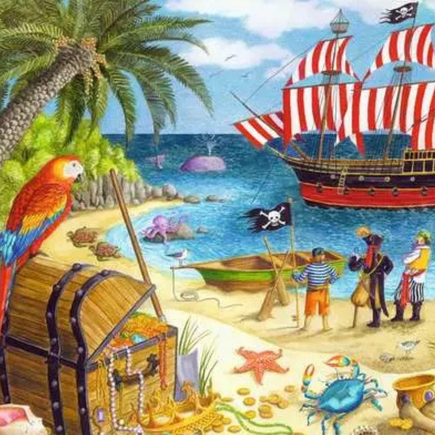 Puzzle Piratas y Sirenas - 2x24 piezas-1