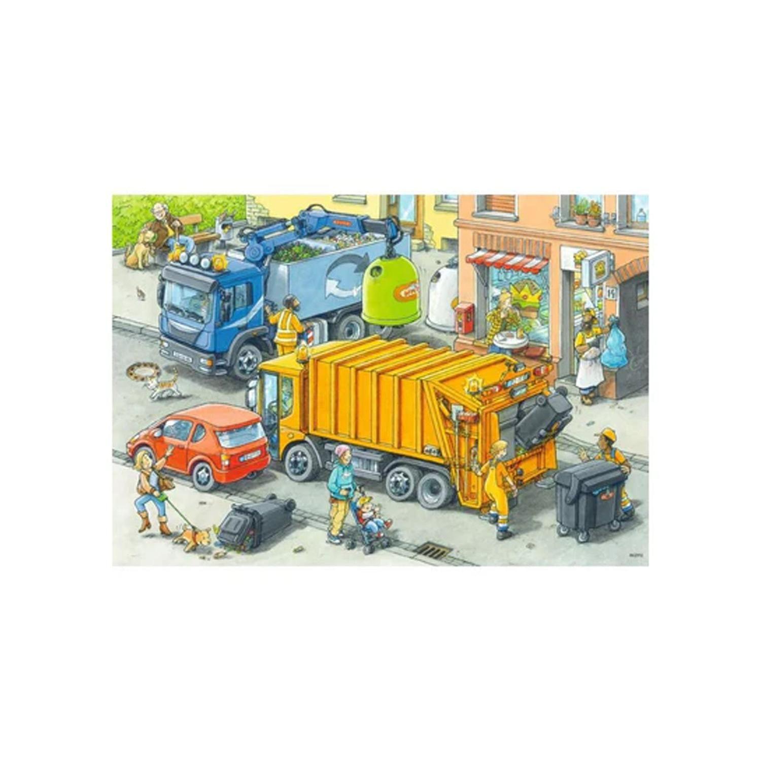 Puzzle Camiones y Grúas -2x24-1