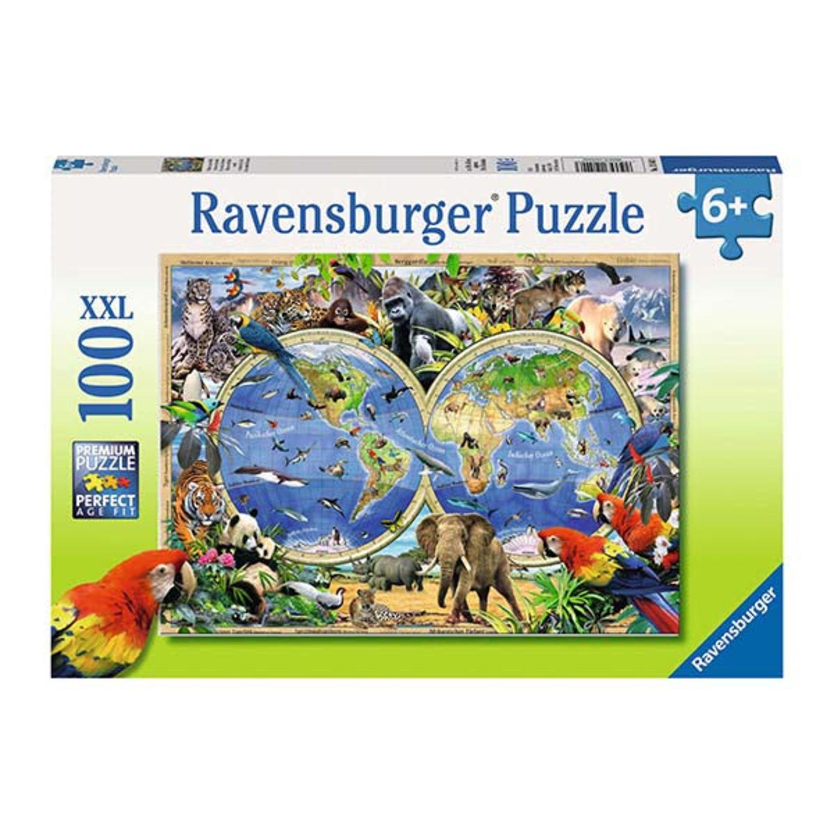 Puzzle XXL Animales de la Tierra - 100 piezas-0