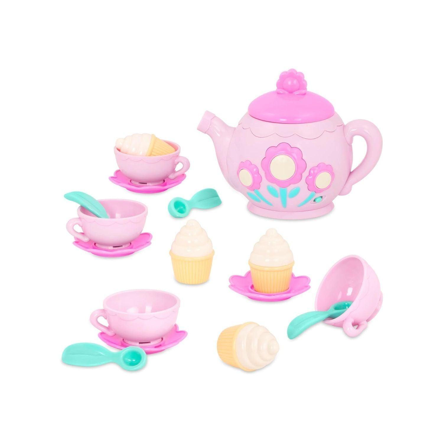Juego de té musical rosado-0