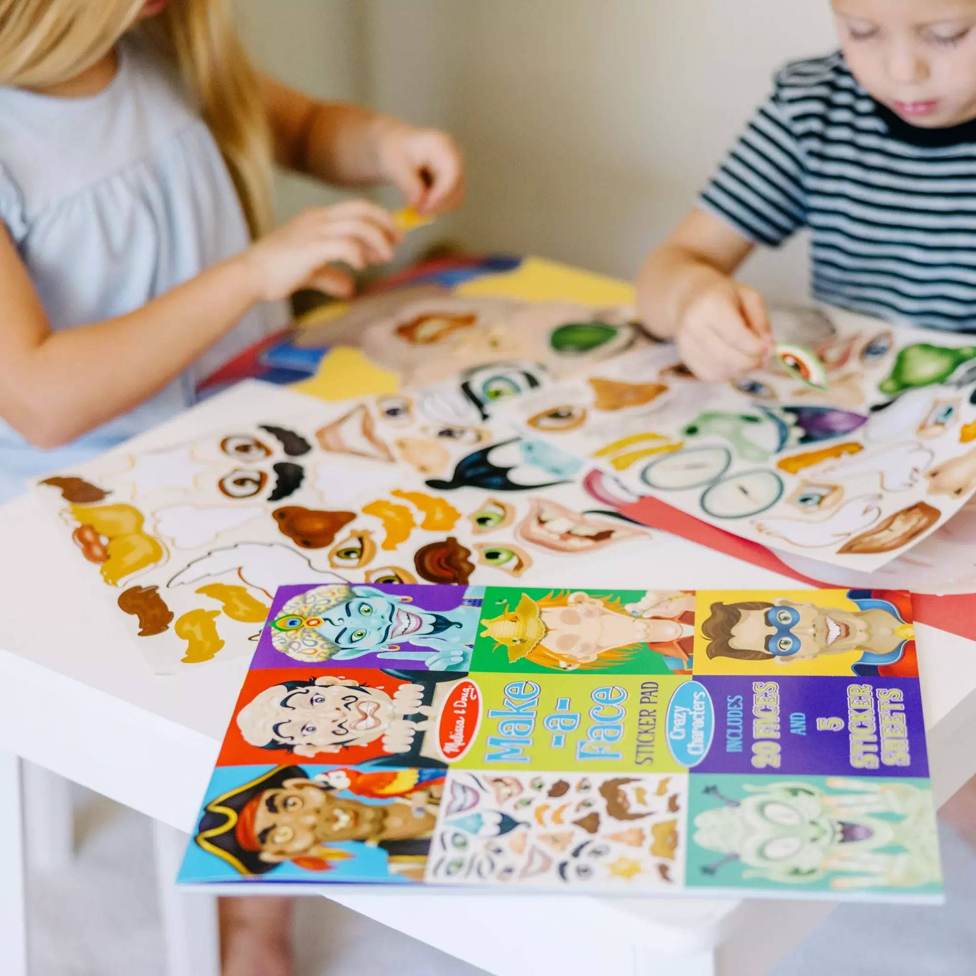 Pad stickers - Caras locas-2