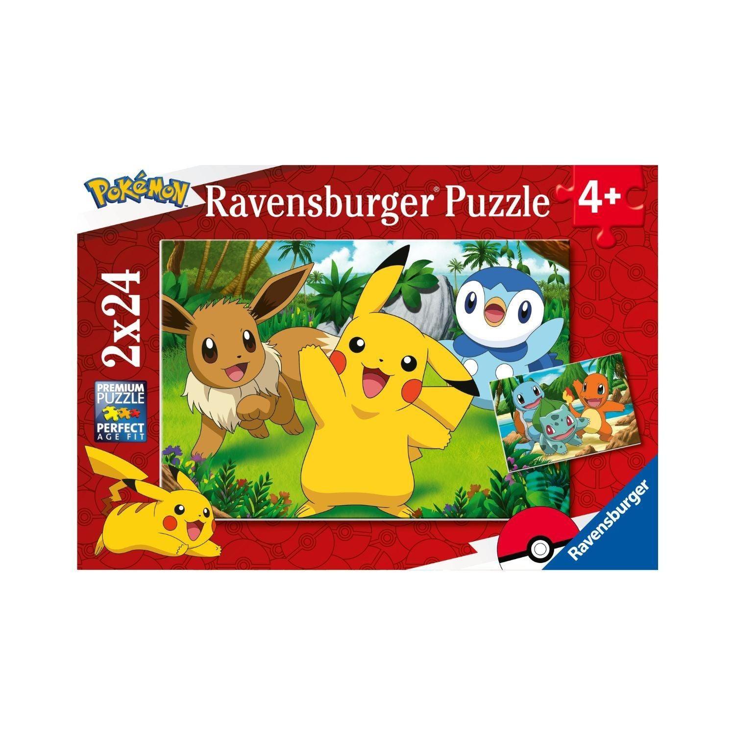 Puzzle Pokémon 2x24 Piezas-2