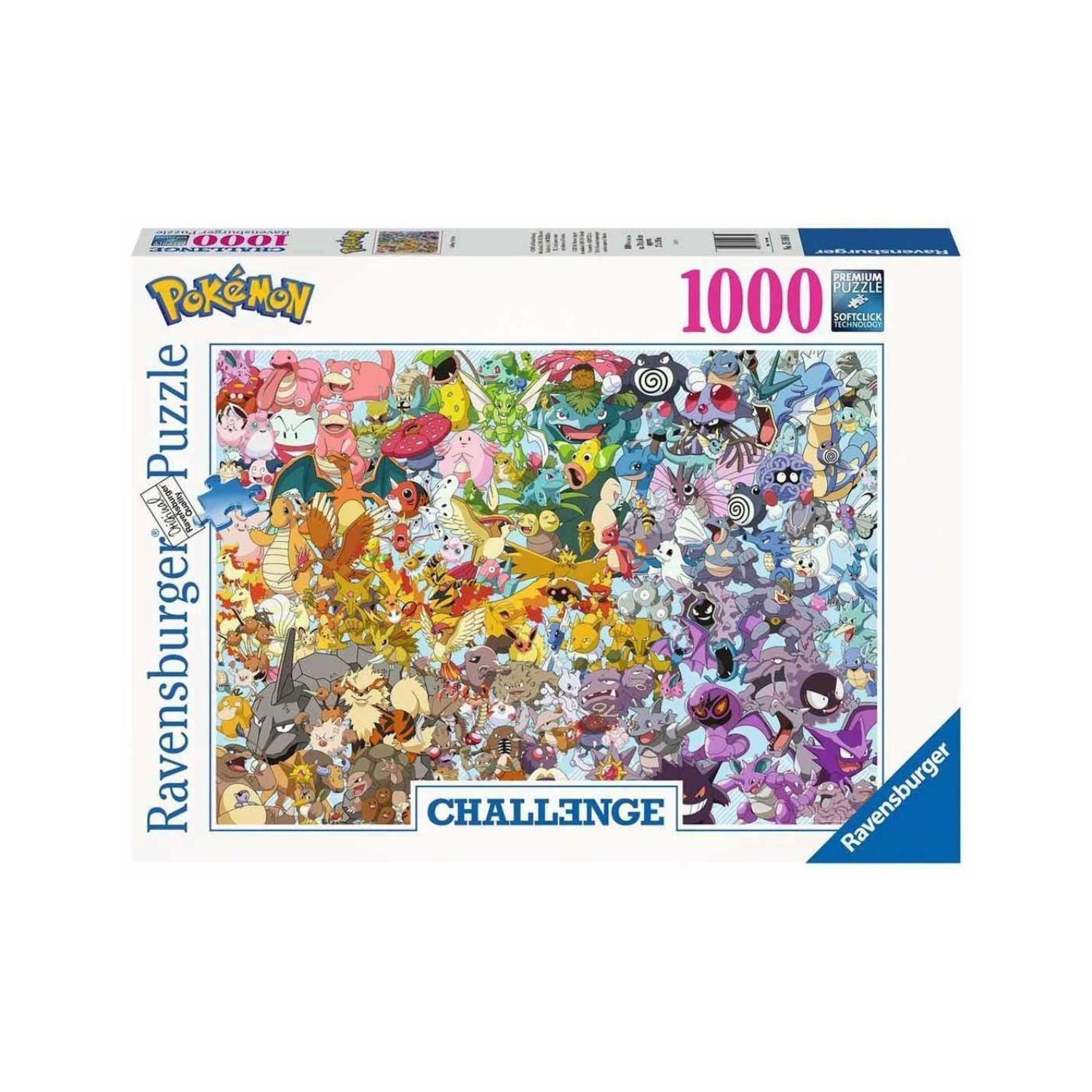 Puzzle Challenge Pokémon - 1000 piezas-0