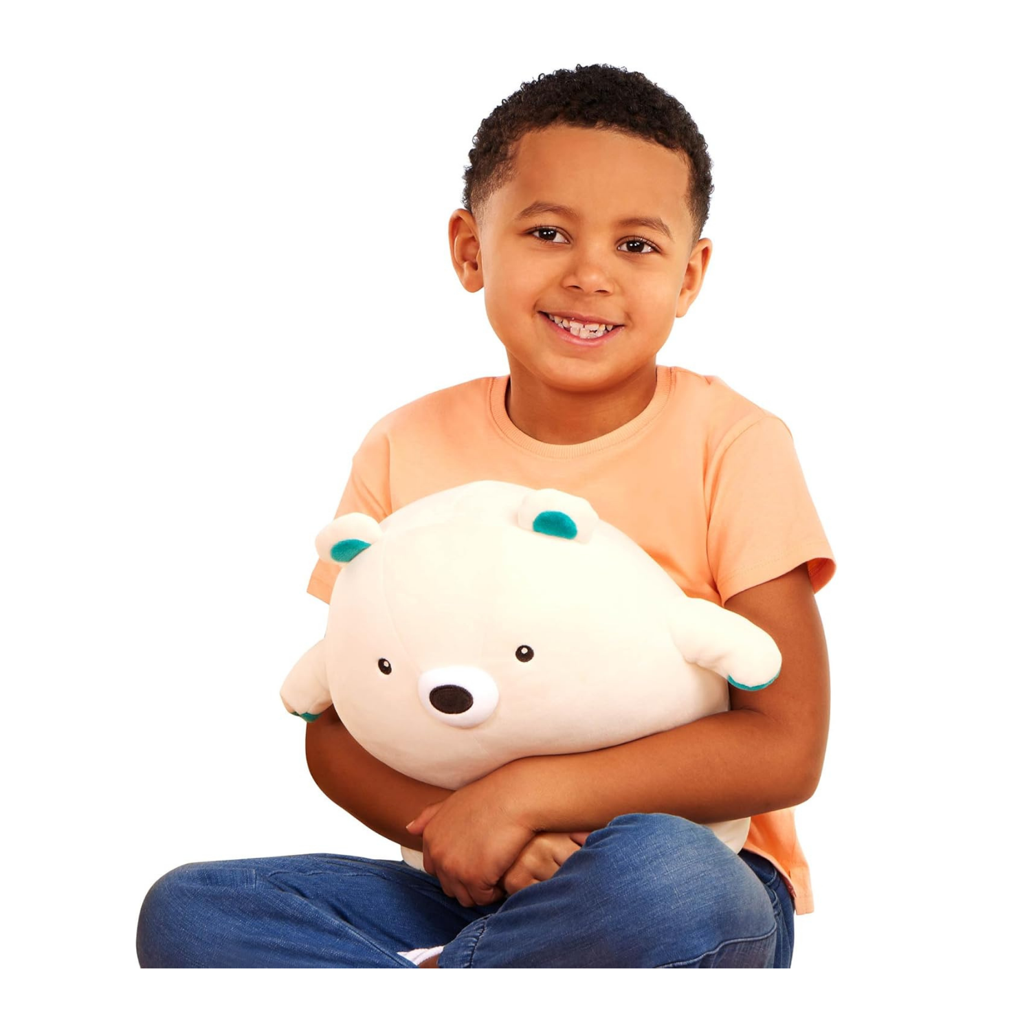 Peluche squishy softie abrazable de oso polar-3