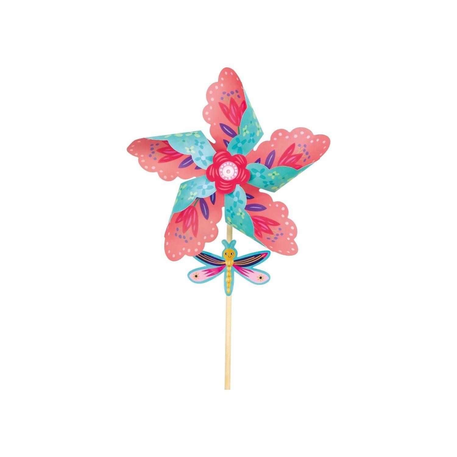 Set de Manualidades Molinillos de Viento Flores-3