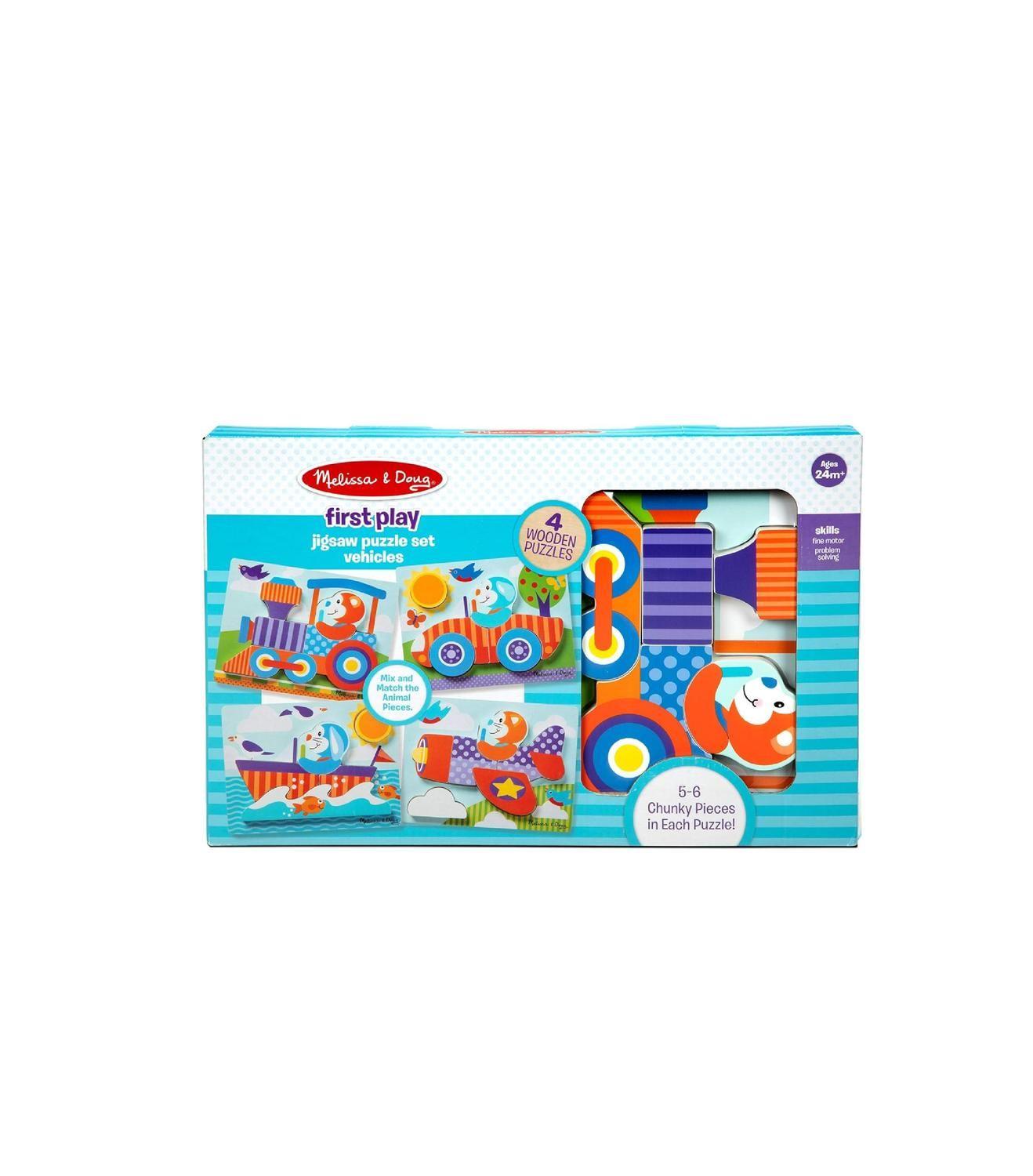 Pack 4 puzzles Vehículos-1