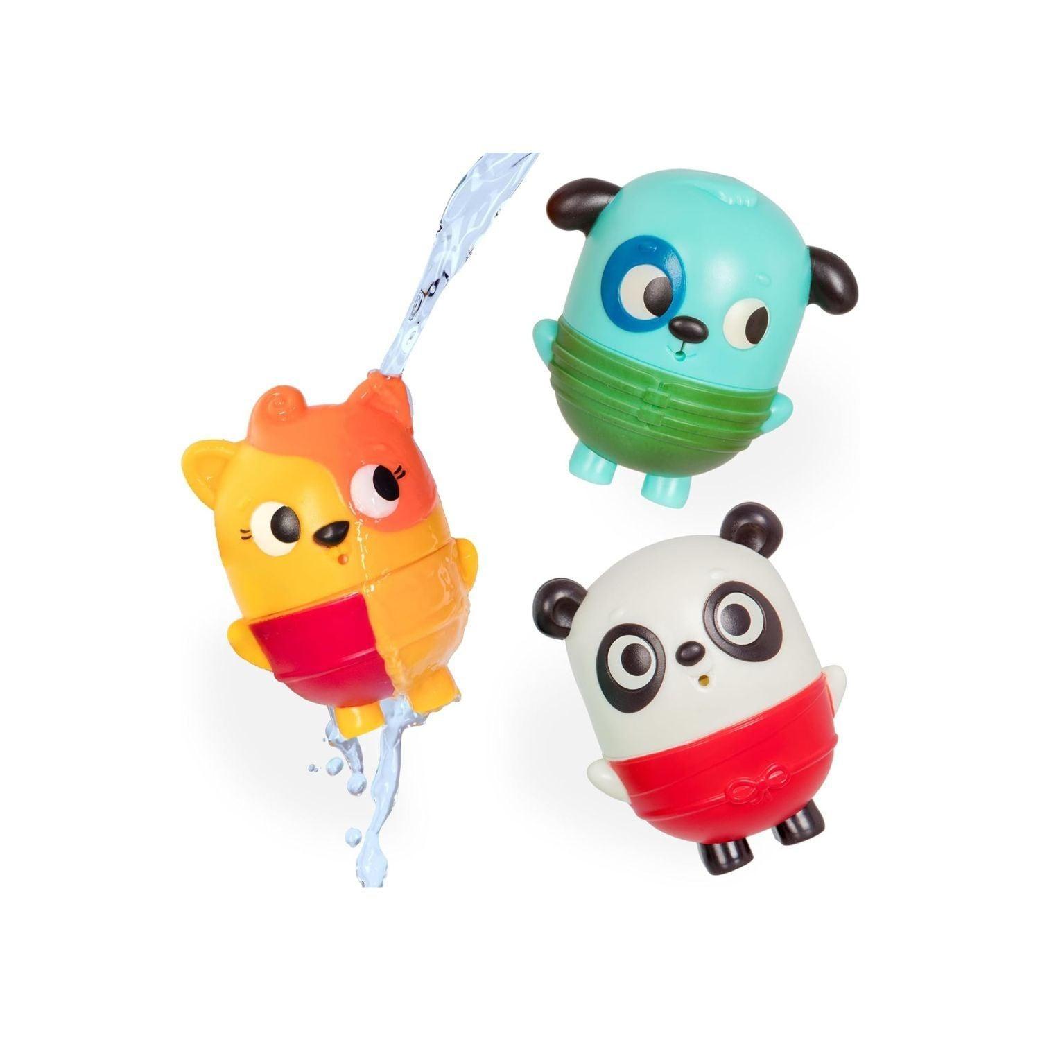 Set de juguetes de baño con chorritos de agua-2