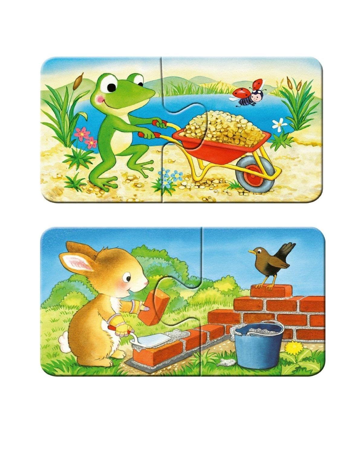 Mi primer puzzle - Animales en la construcción-5