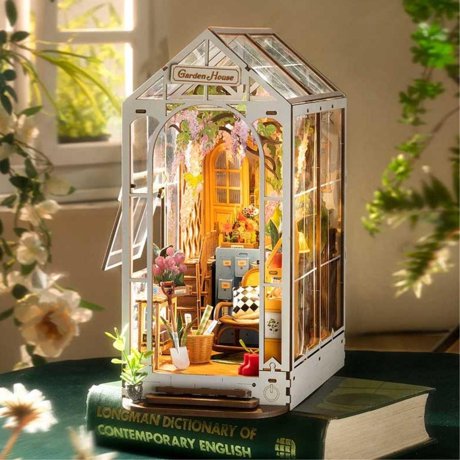 Kit Para Armar Sujetalibros En Miniatura - Garden House-3
