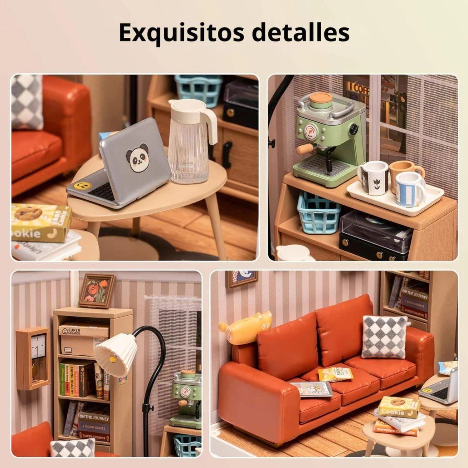 Kit Para Armar Sala De Estar En Miniatura-4