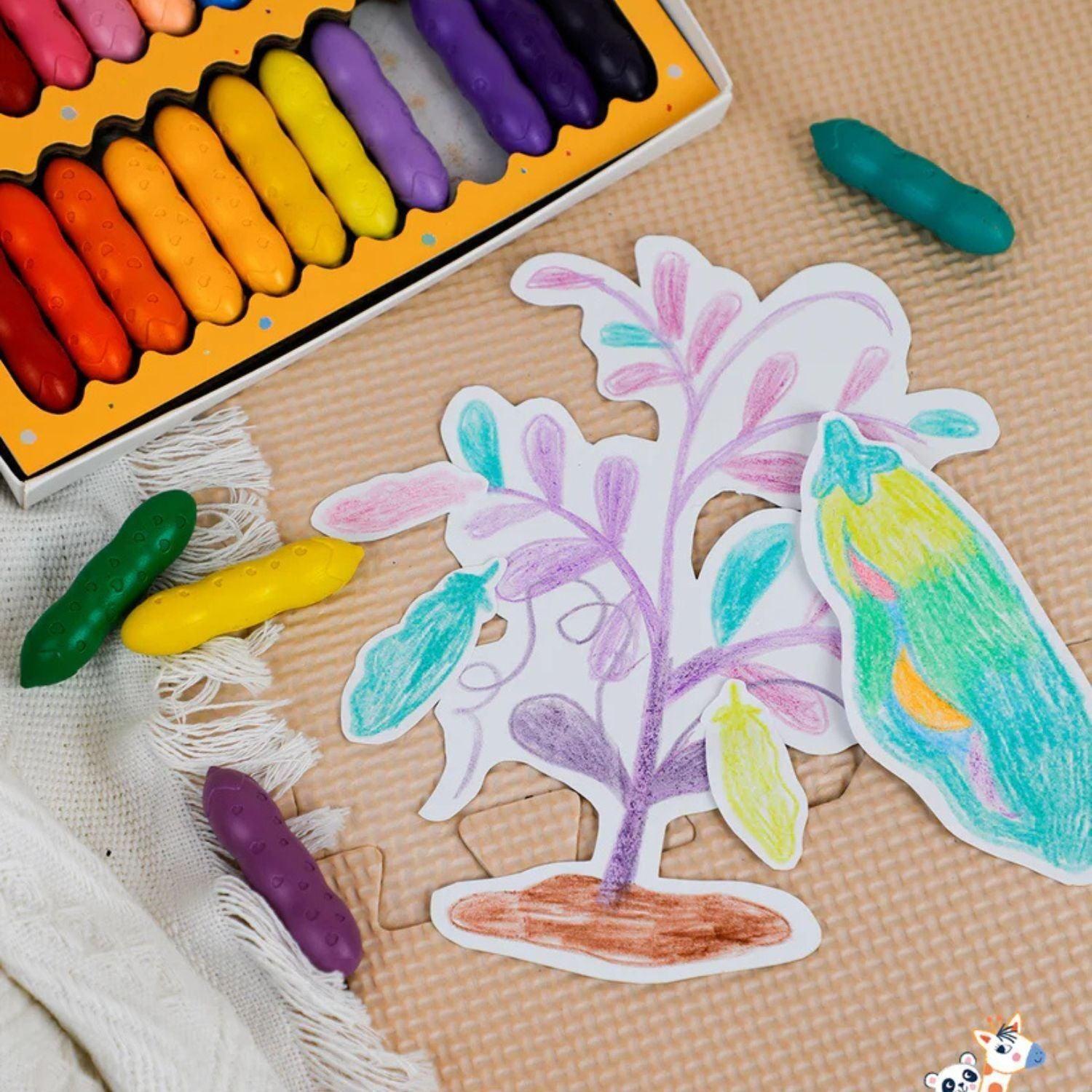 Crayones Happy Pea Pod · 24 Colores-2
