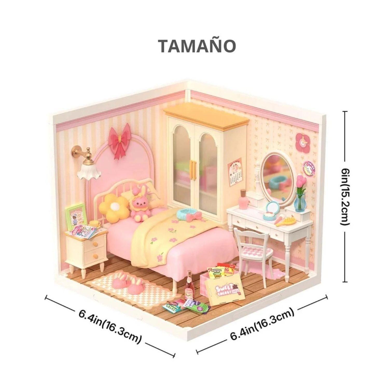 Kit Para Armar Dormitorio Rosa Lovely Pink En Miniatura-2