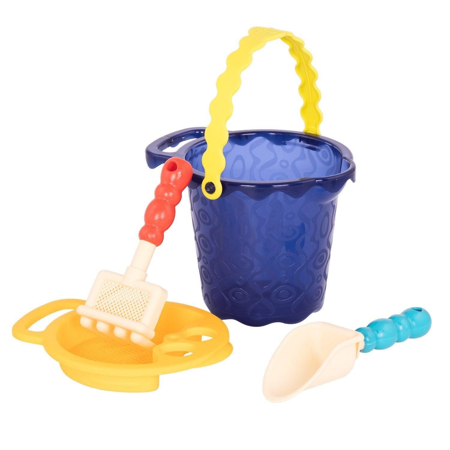 Set de playa con balde y accesorios - Azul marino-2