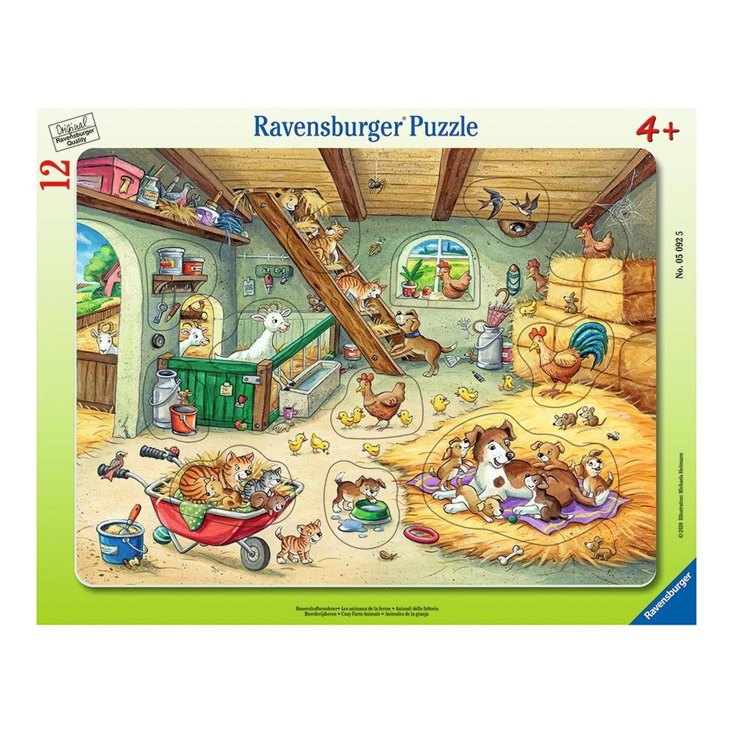 Puzzle enmarcado - La granja-0