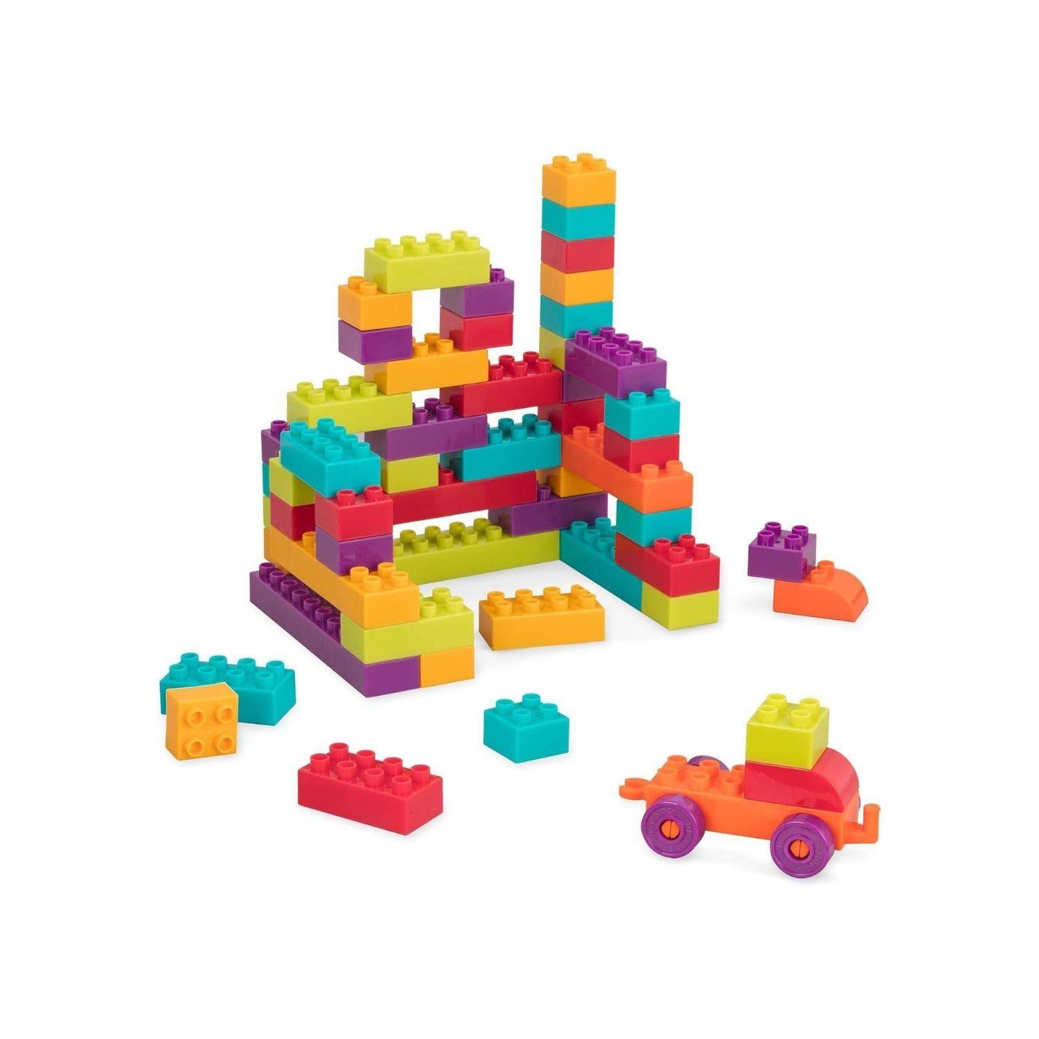 Carrito Vagón de Bloques de Construcción Locbloc-2