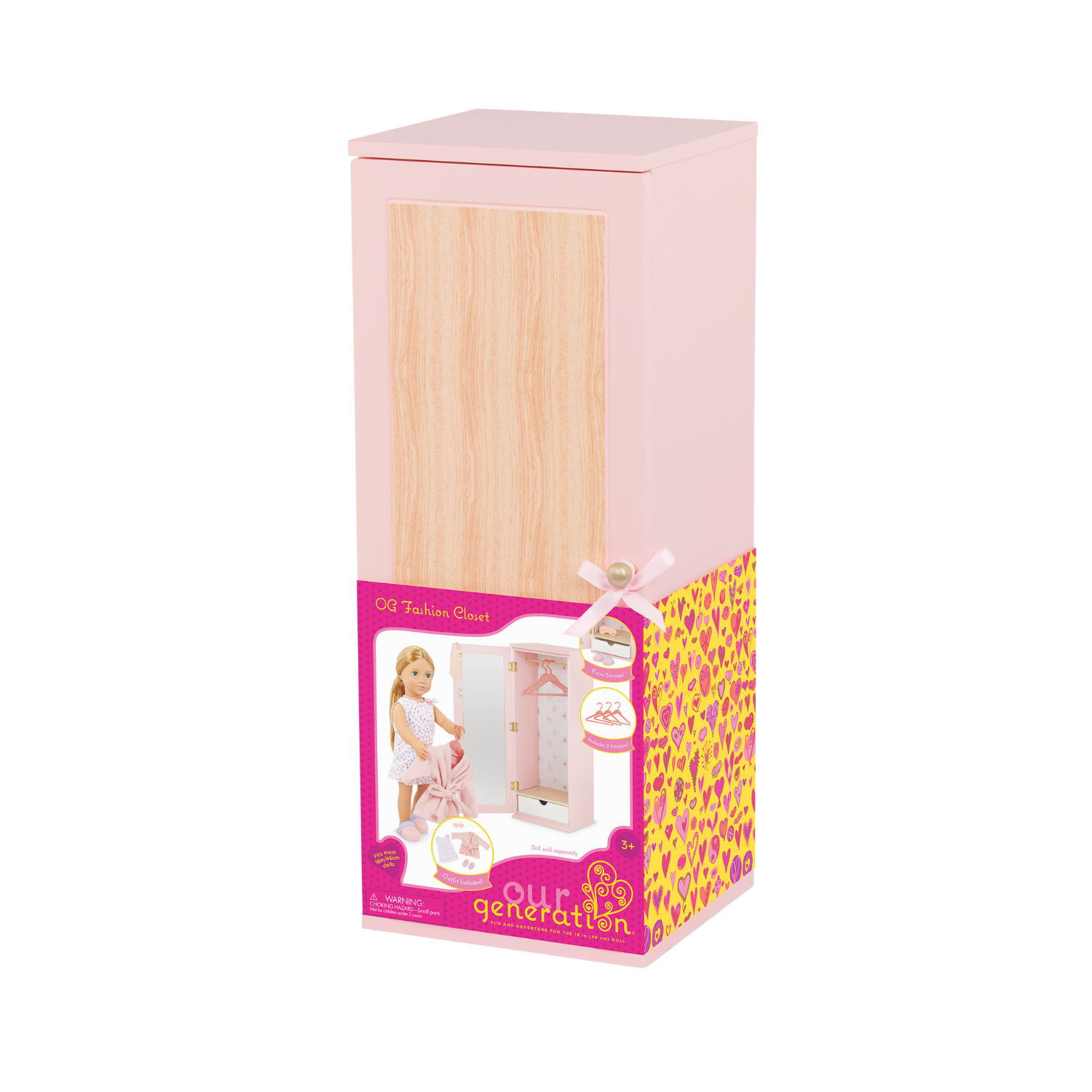 Closet de madera para muñeca-2