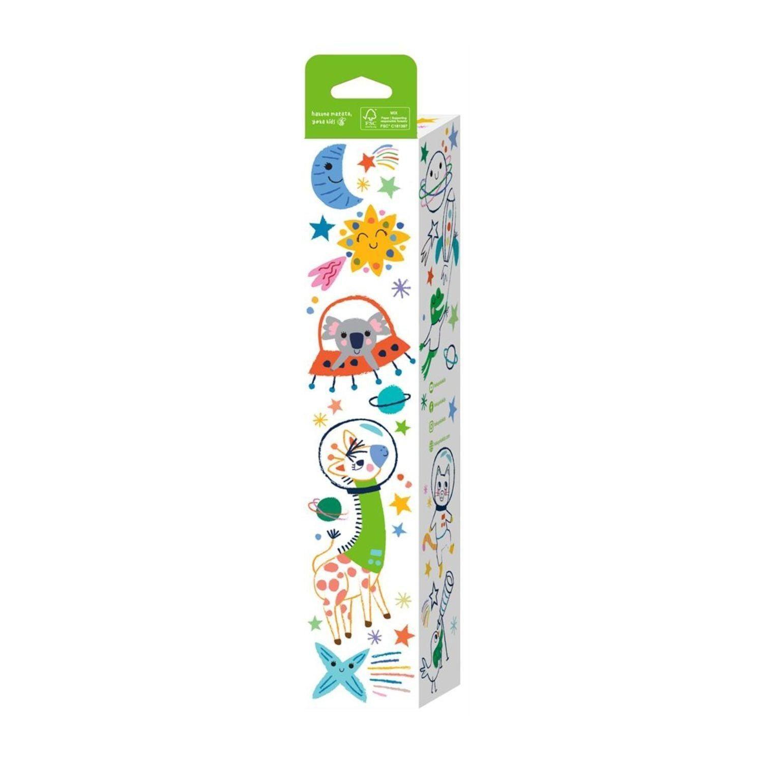 Kit Rollo de Papel y Crayones para Colorear · Espacio-3