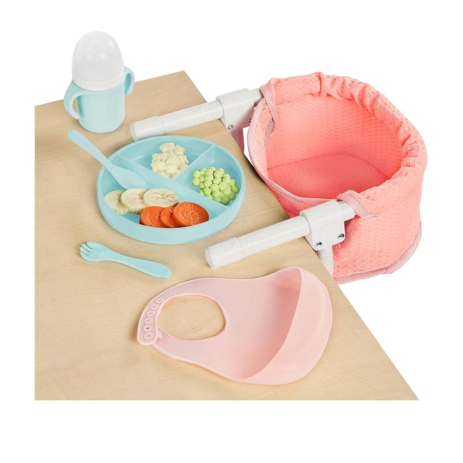 Silla de Comer portátil para muñecas-2