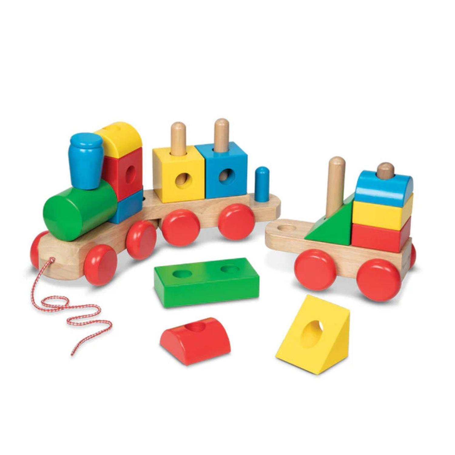 Tren de madera XL – Colores-1