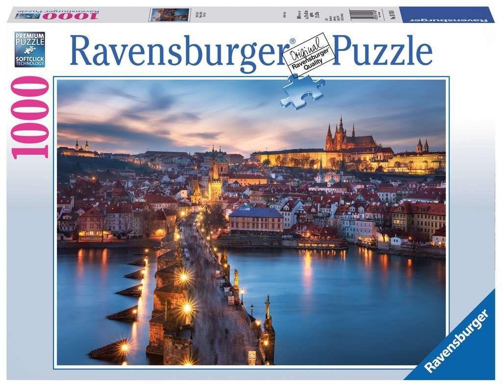 Puzzle Praga de noche - 1000 piezas-0