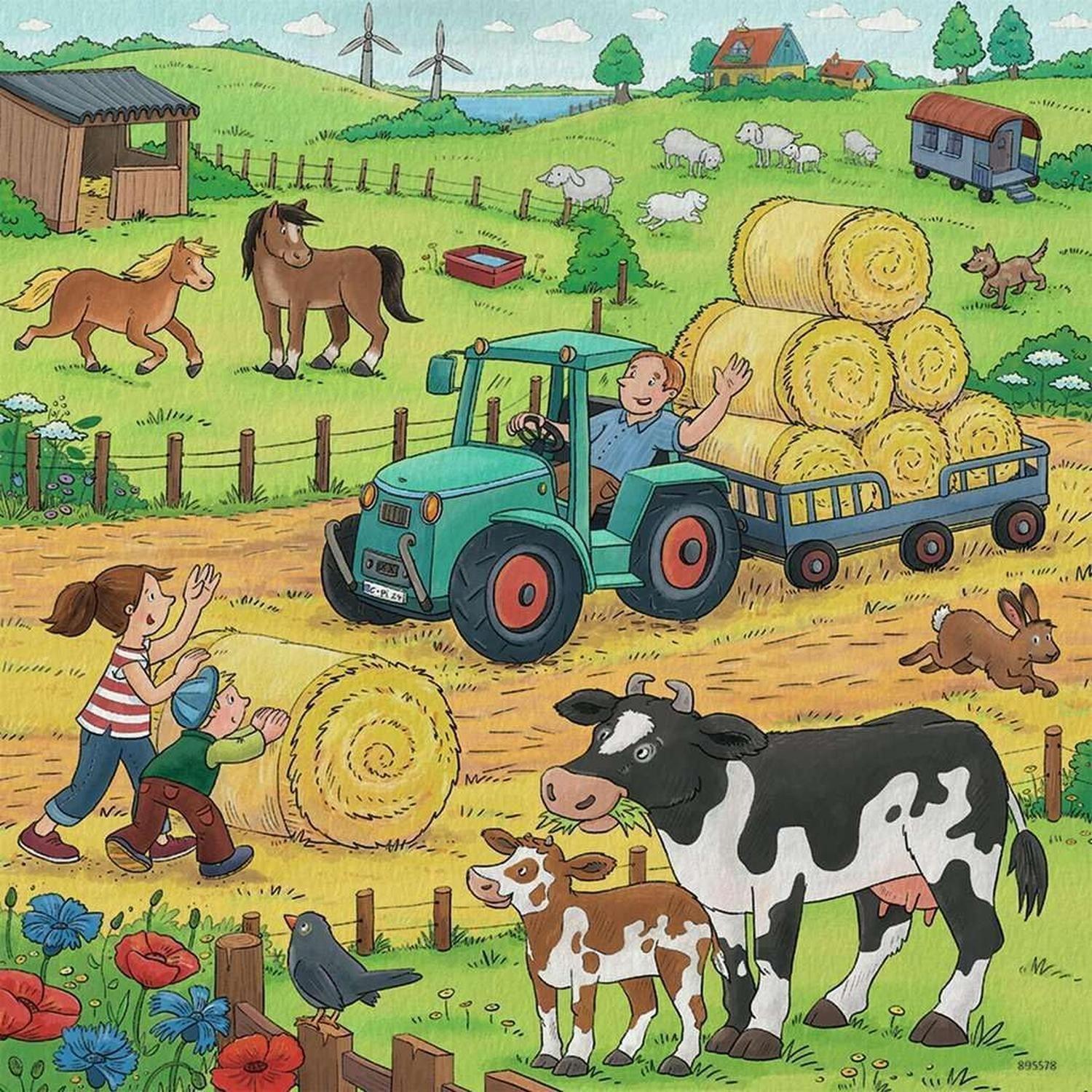 Puzzle Actividades en la granja - 3x49-2