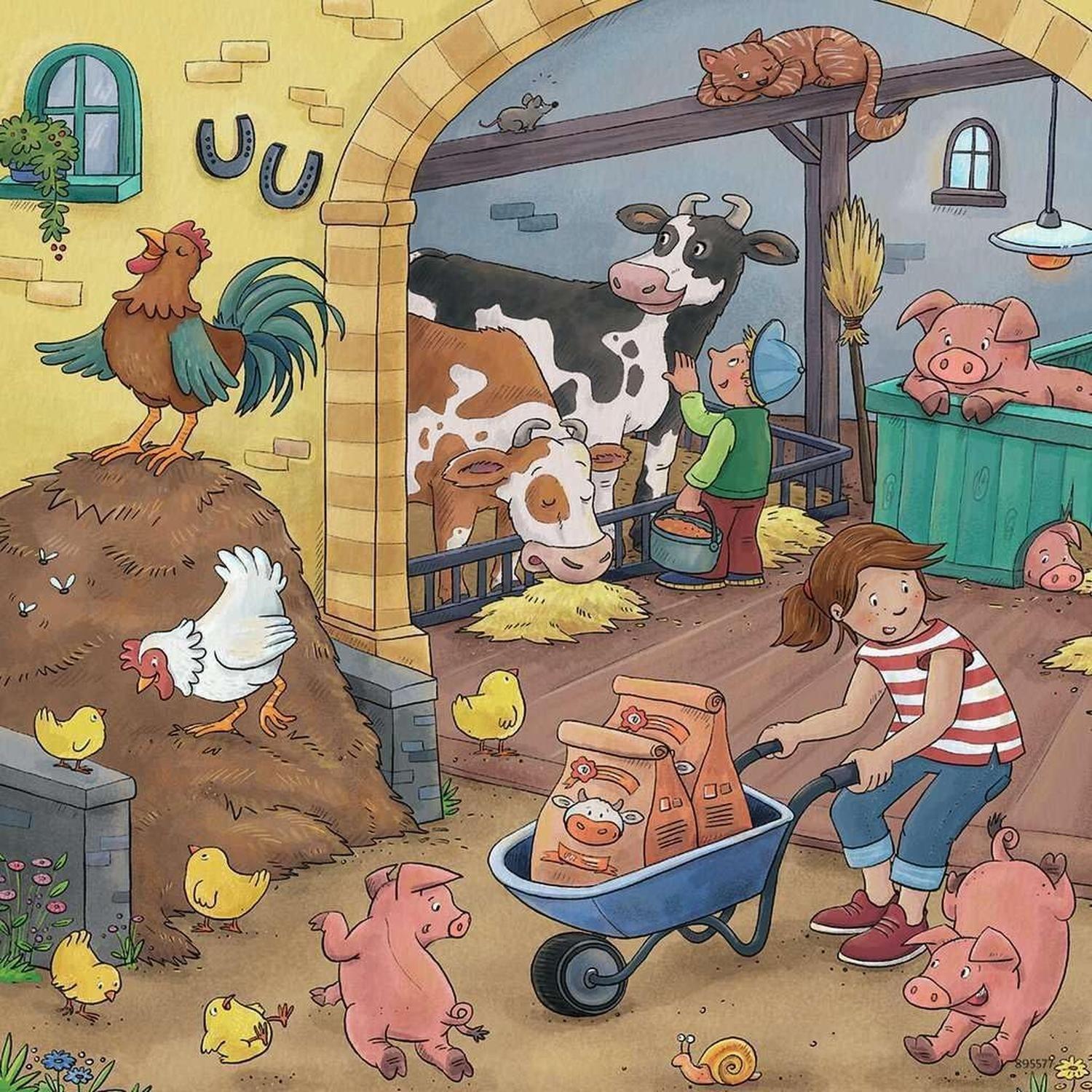 Puzzle Actividades en la granja - 3x49-3