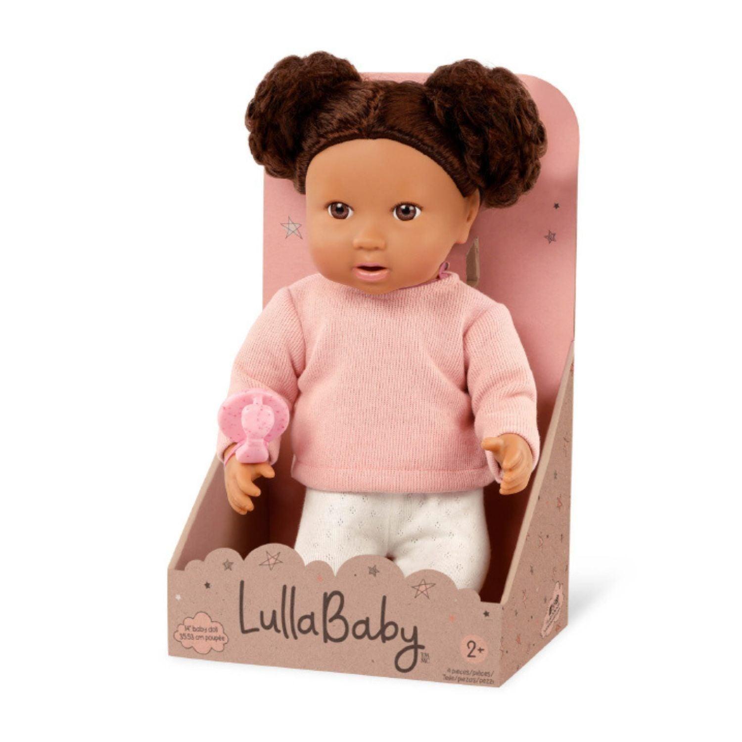 Muñeca Bebé - LullaBaby Rulos Top Rosa-2